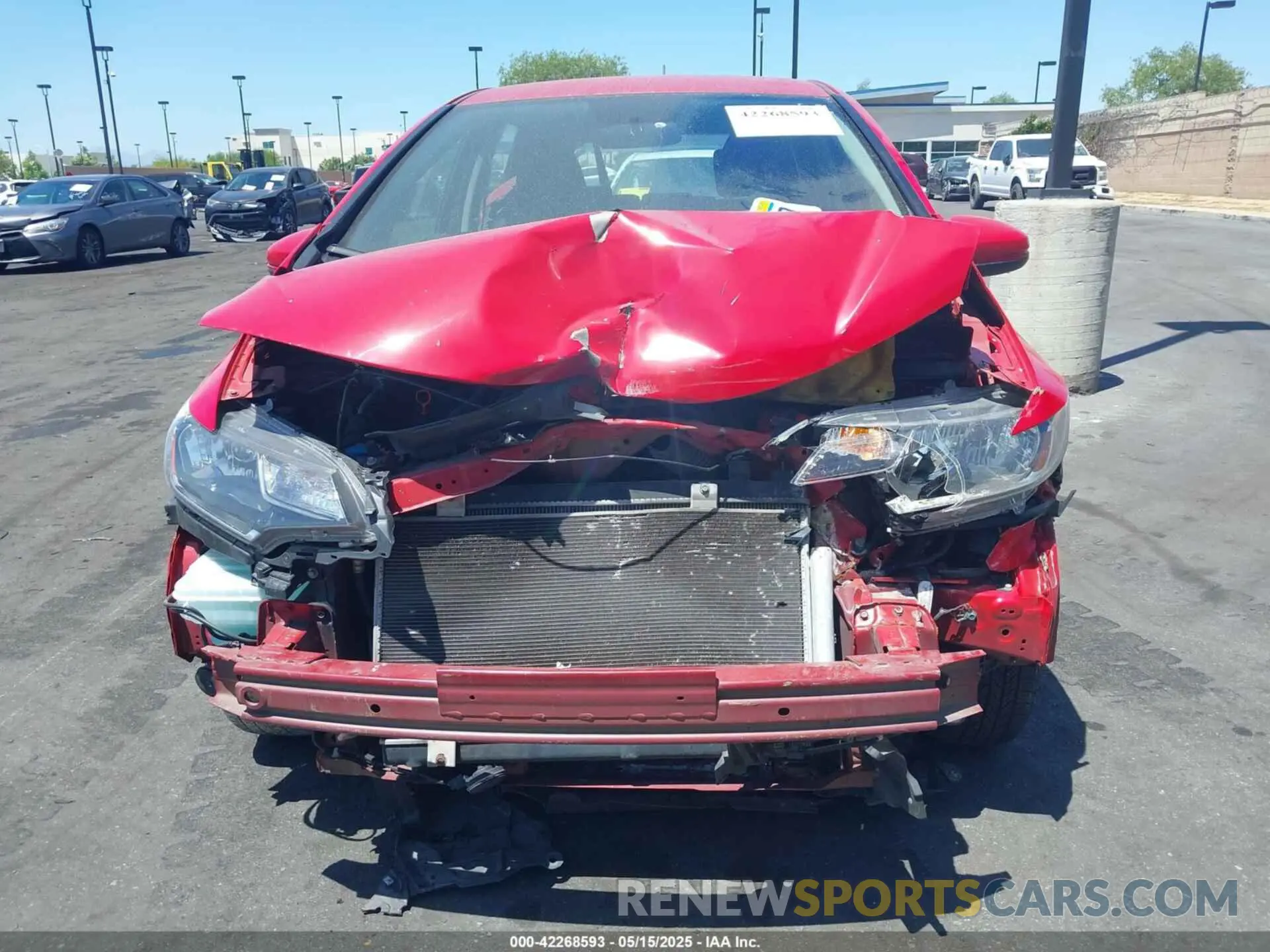 13 Photograph of a damaged car 3HGGK5H42KM742771 HONDA FIT 2019