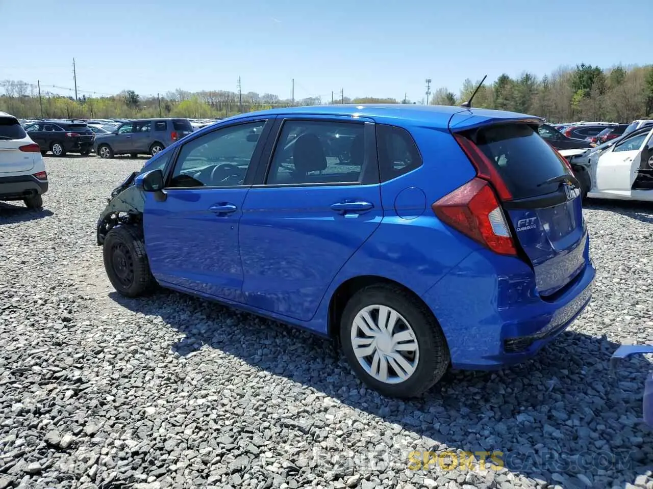 2 Photograph of a damaged car 3HGGK5H42KM743371 HONDA FIT 2019