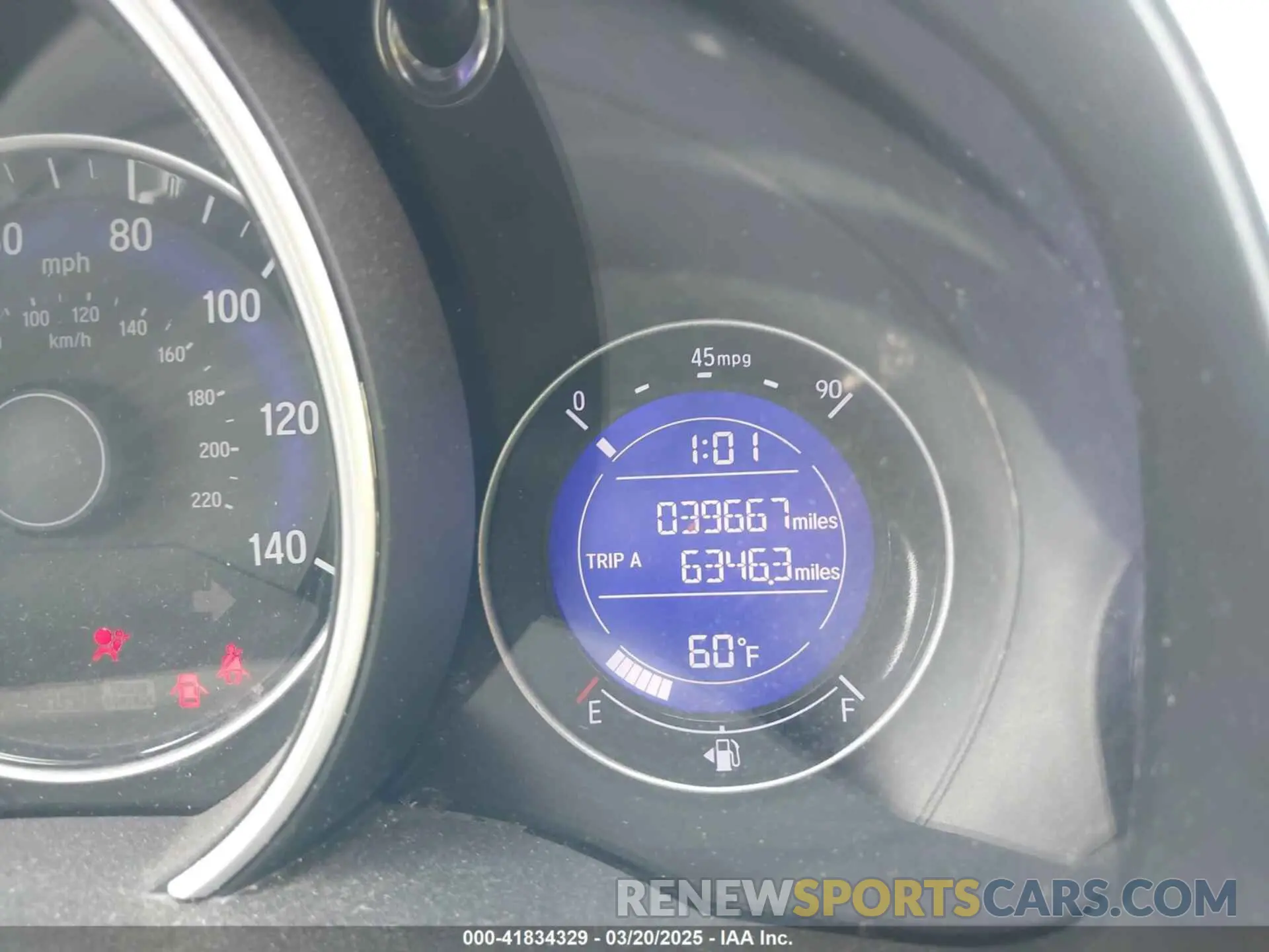 15 Photograph of a damaged car 3HGGK5H43KM710749 HONDA FIT 2019