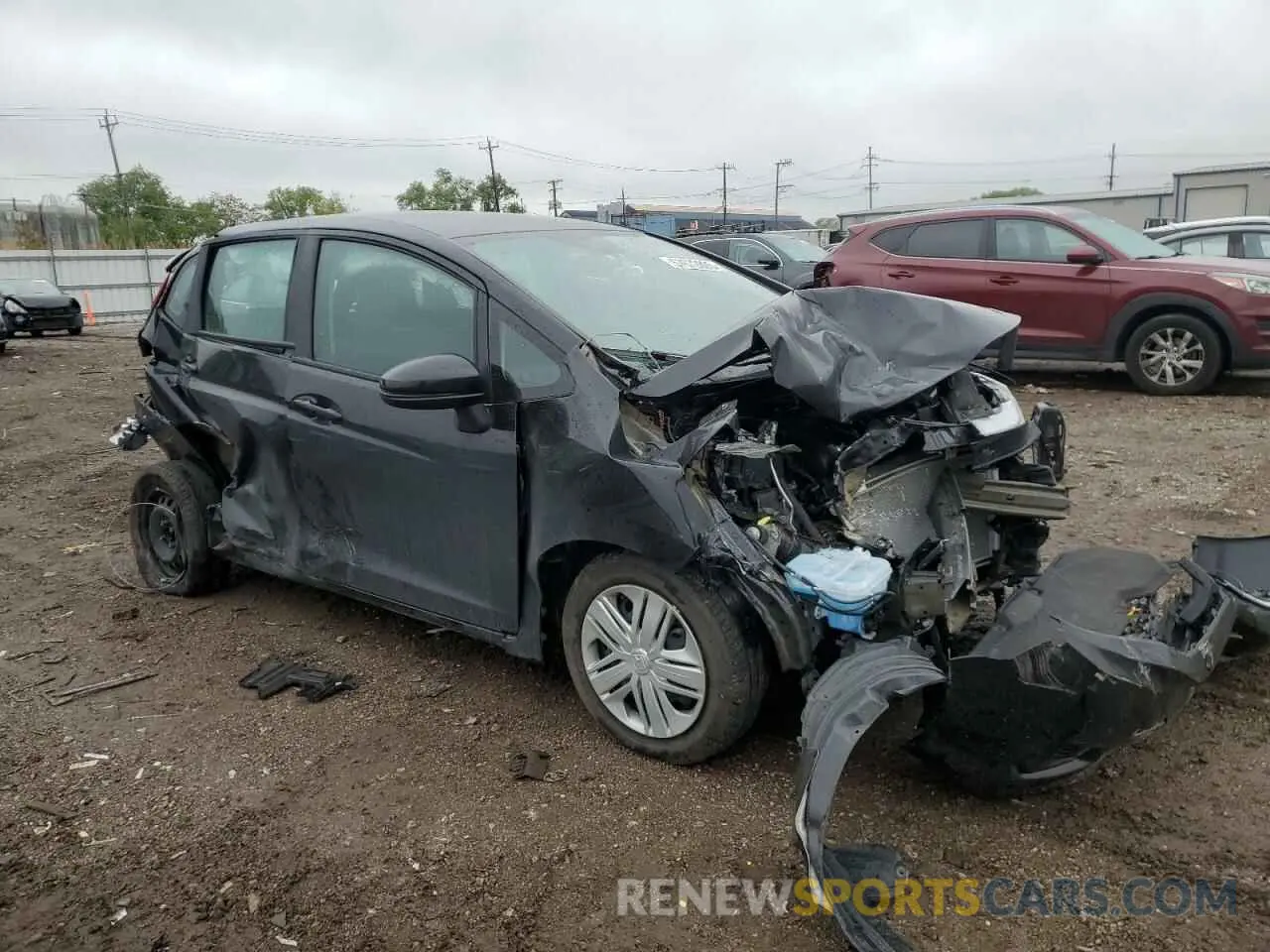 4 Photograph of a damaged car 3HGGK5H43KM742410 HONDA FIT 2019