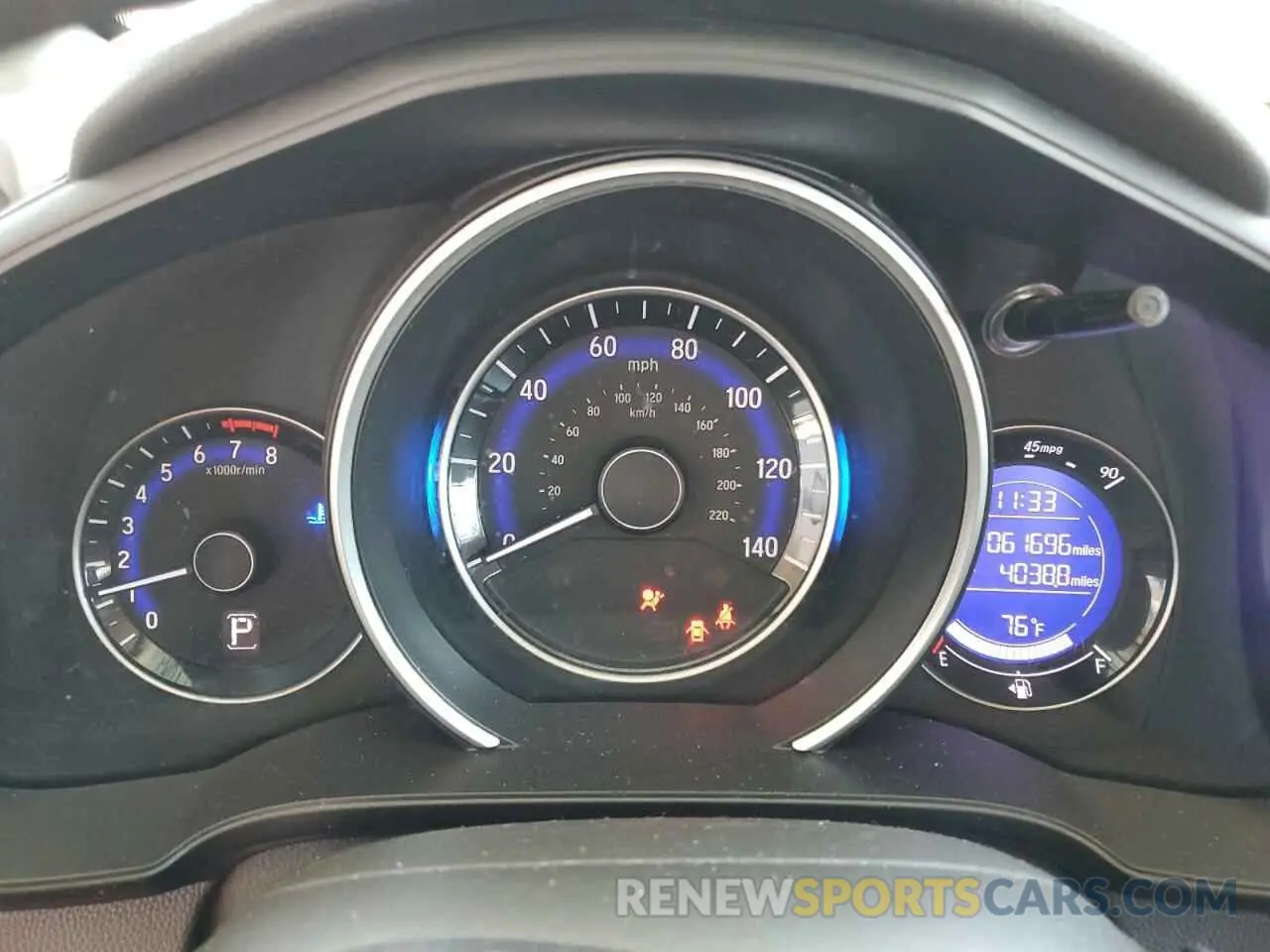 9 Photograph of a damaged car 3HGGK5H44KM700683 HONDA FIT 2019