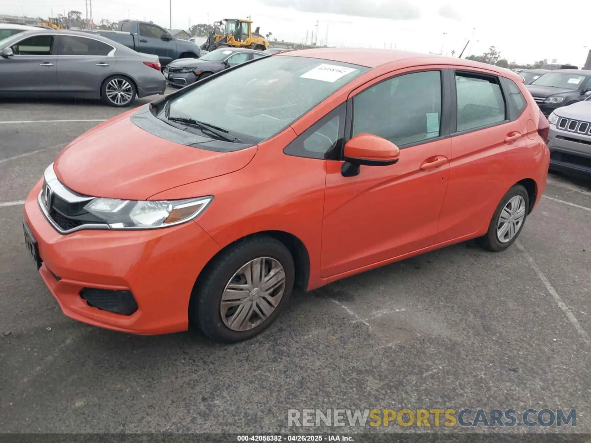 2 Photograph of a damaged car 3HGGK5H44KM703289 HONDA FIT 2019
