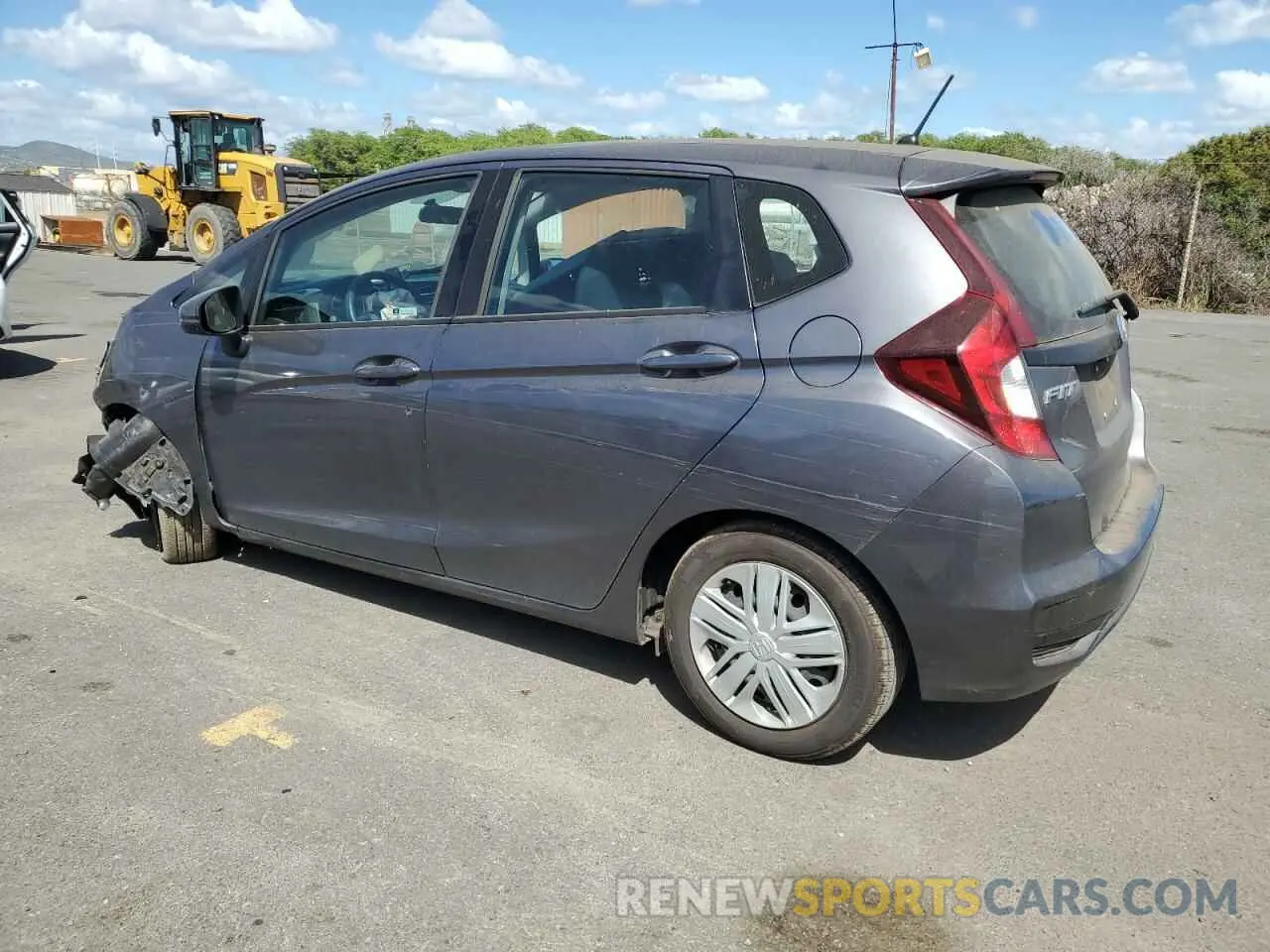 2 Photograph of a damaged car 3HGGK5H44KM713773 HONDA FIT 2019