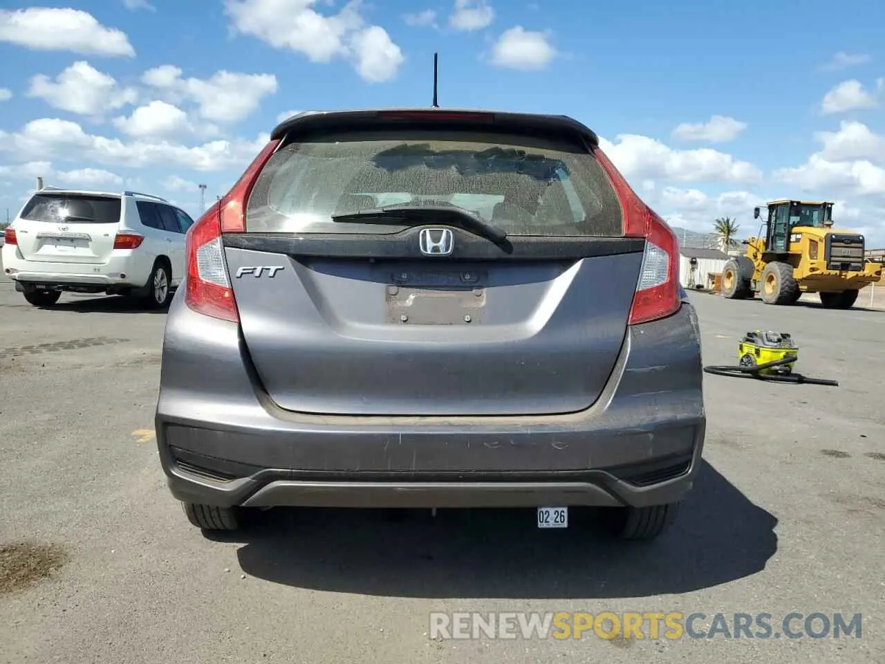 6 Photograph of a damaged car 3HGGK5H44KM713773 HONDA FIT 2019