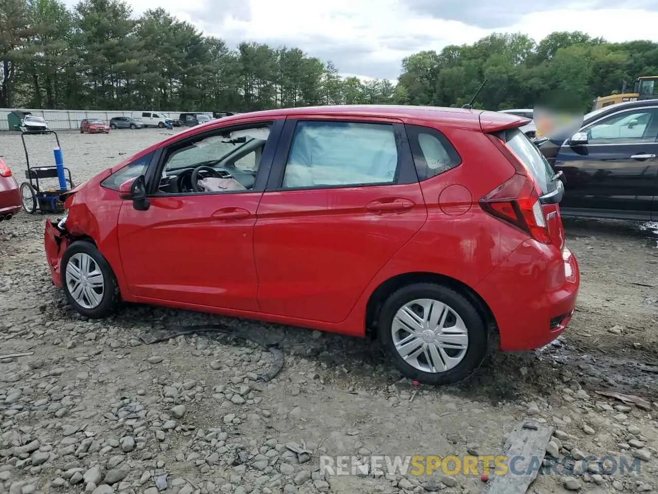 2 Photograph of a damaged car 3HGGK5H44KM723848 HONDA FIT 2019