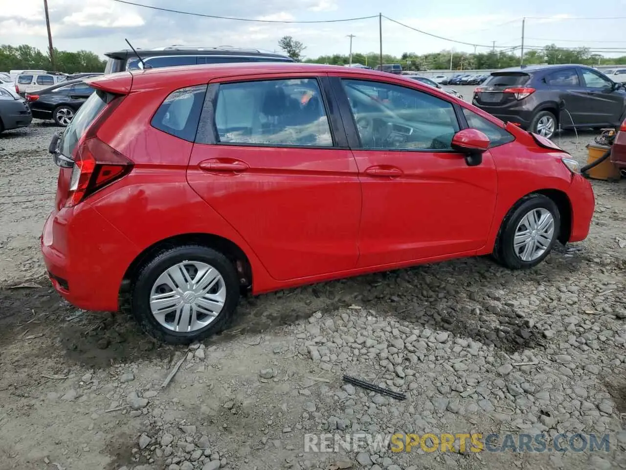 3 Photograph of a damaged car 3HGGK5H44KM723848 HONDA FIT 2019