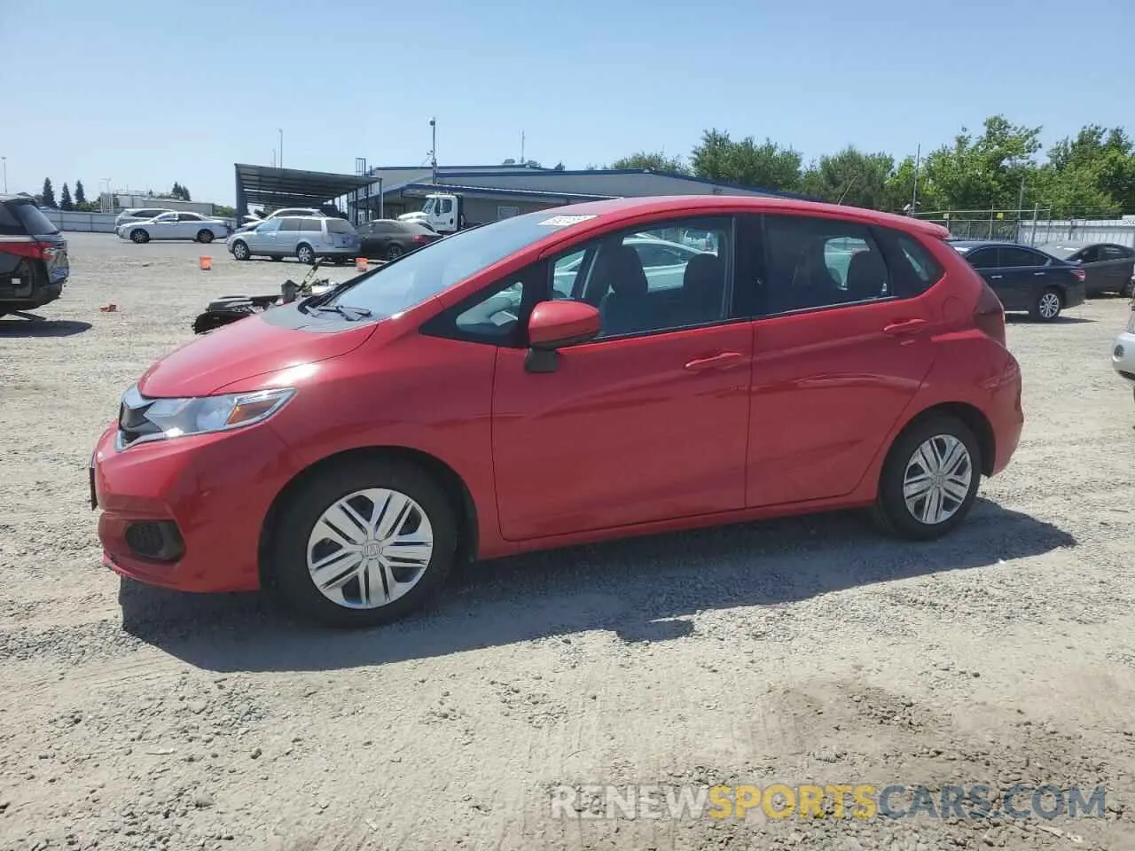 1 Photograph of a damaged car 3HGGK5H44KM725891 HONDA FIT 2019