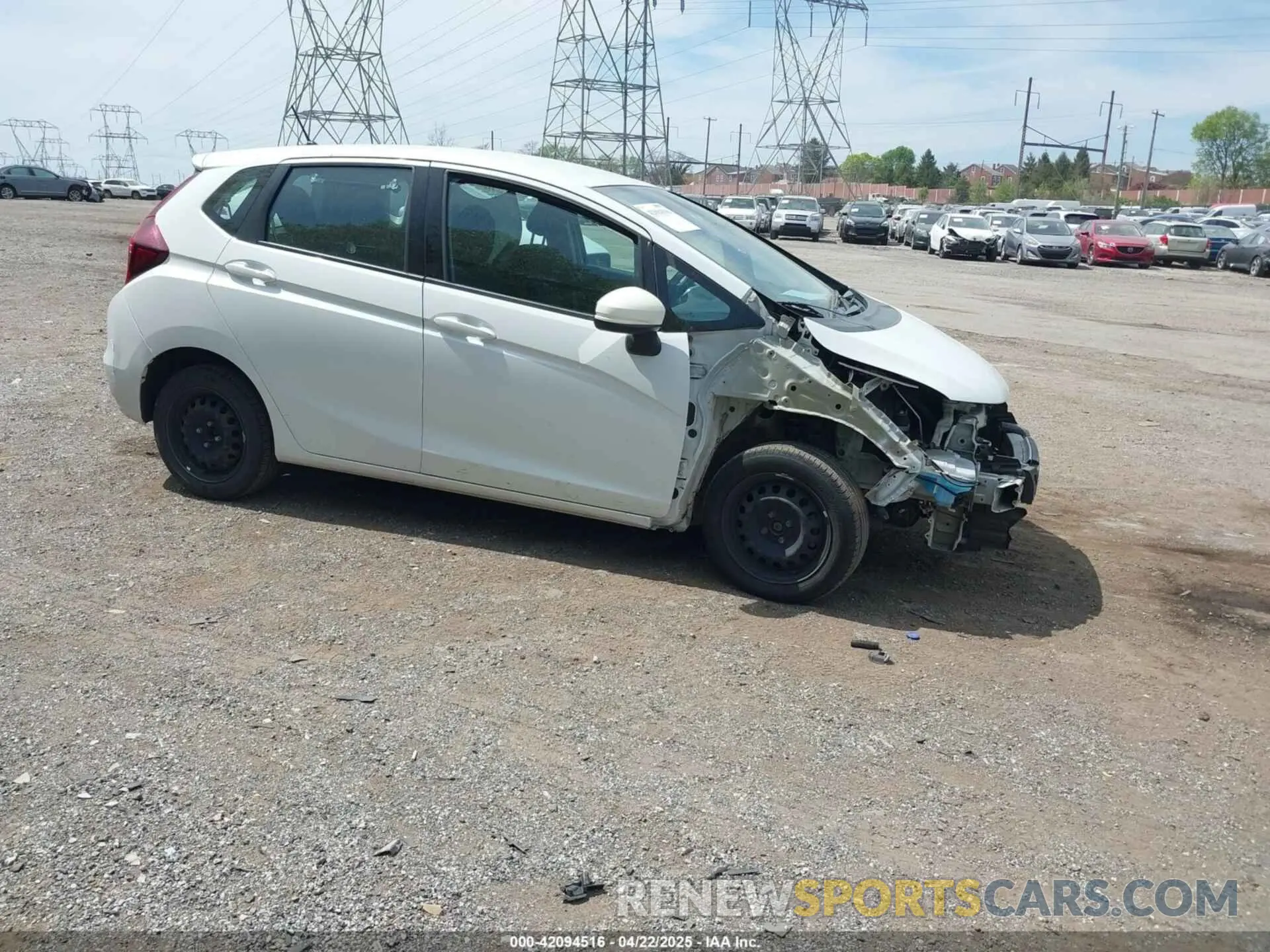 1 Photograph of a damaged car 3HGGK5H44KM731612 HONDA FIT 2019