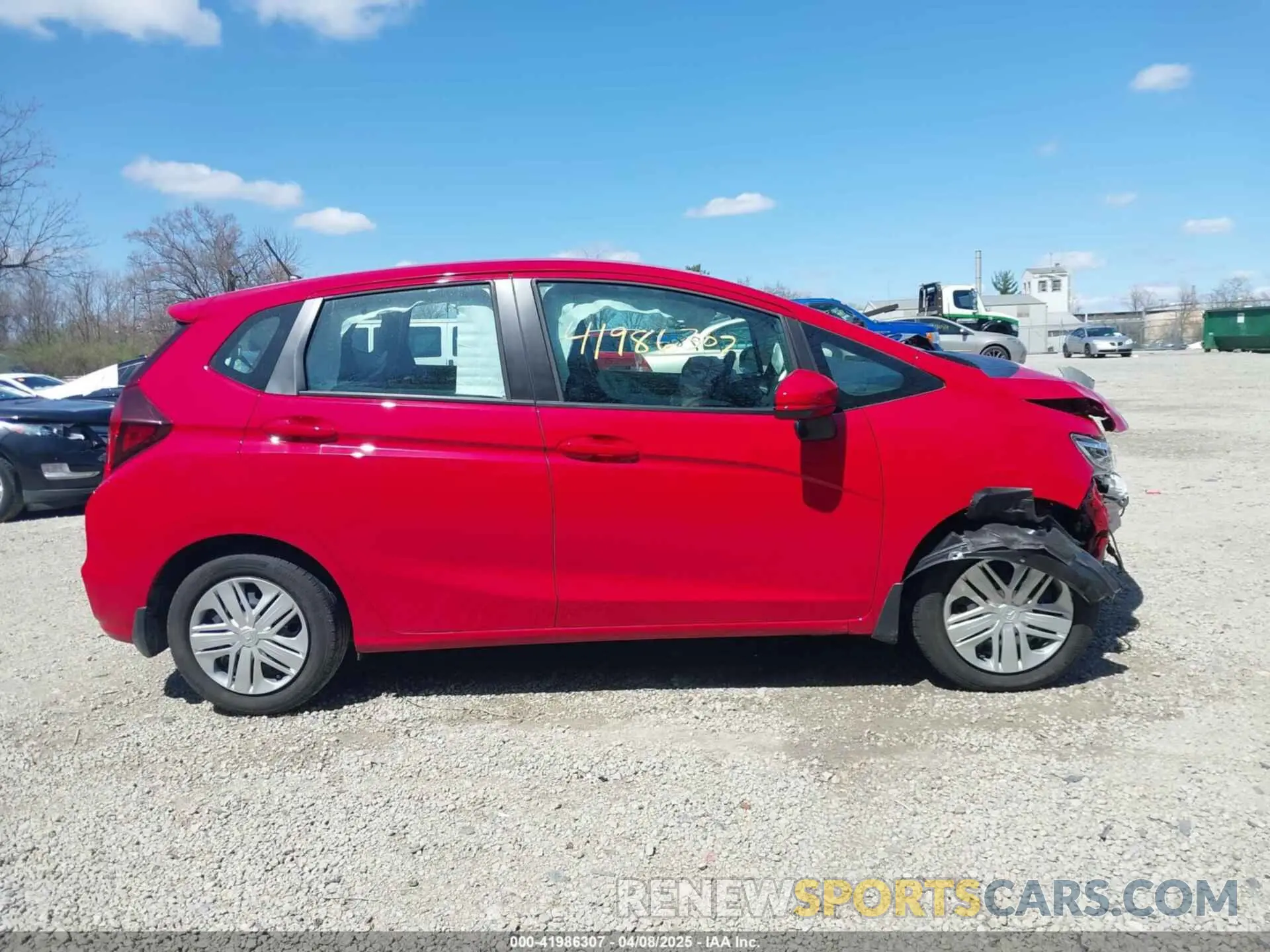 13 Photograph of a damaged car 3HGGK5H45KM744420 HONDA FIT 2019
