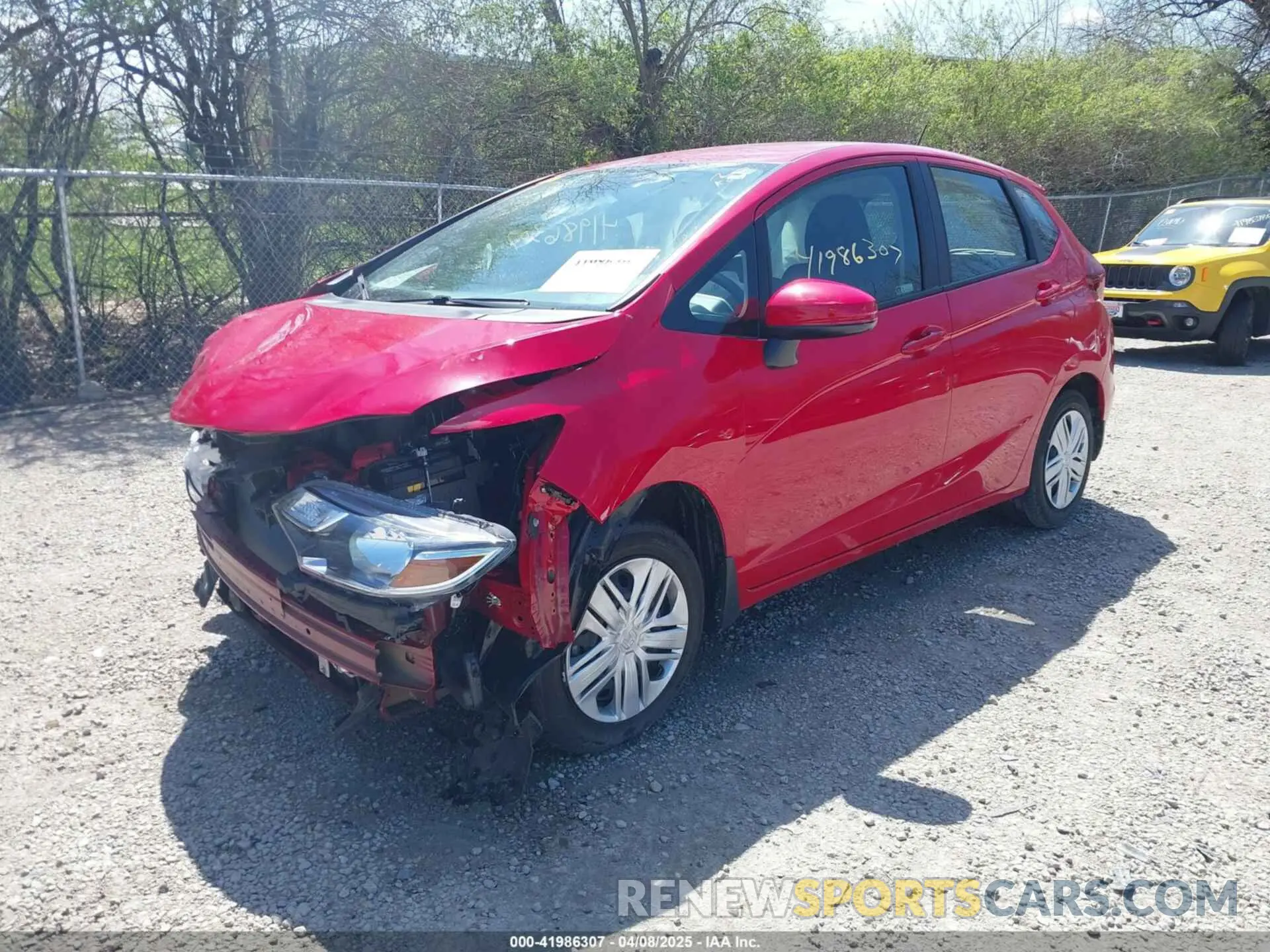 2 Photograph of a damaged car 3HGGK5H45KM744420 HONDA FIT 2019