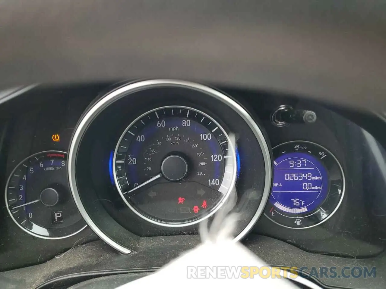 9 Photograph of a damaged car 3HGGK5H45KM745843 HONDA FIT 2019