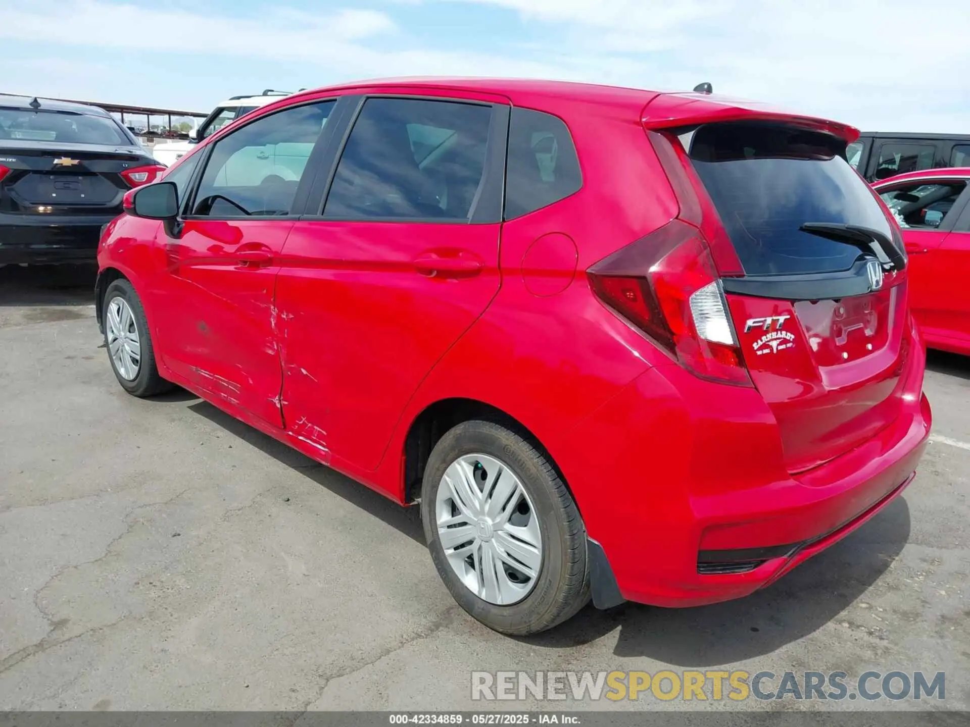 3 Photograph of a damaged car 3HGGK5H46KM710969 HONDA FIT 2019