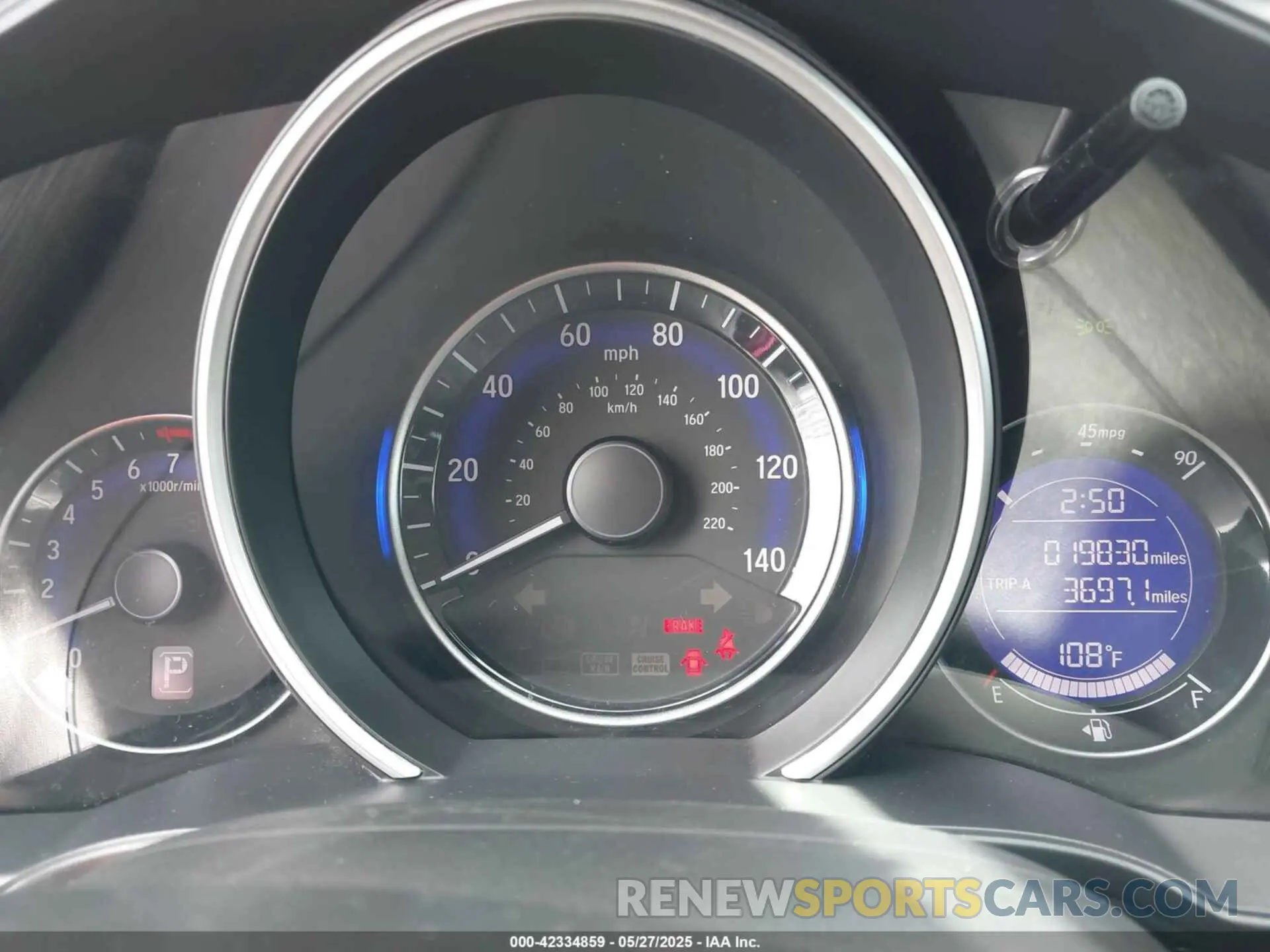 7 Photograph of a damaged car 3HGGK5H46KM710969 HONDA FIT 2019