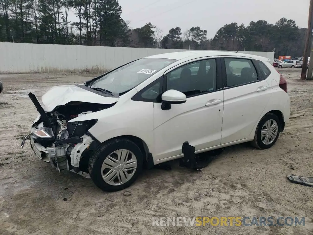 1 Photograph of a damaged car 3HGGK5H46KM733801 HONDA FIT 2019