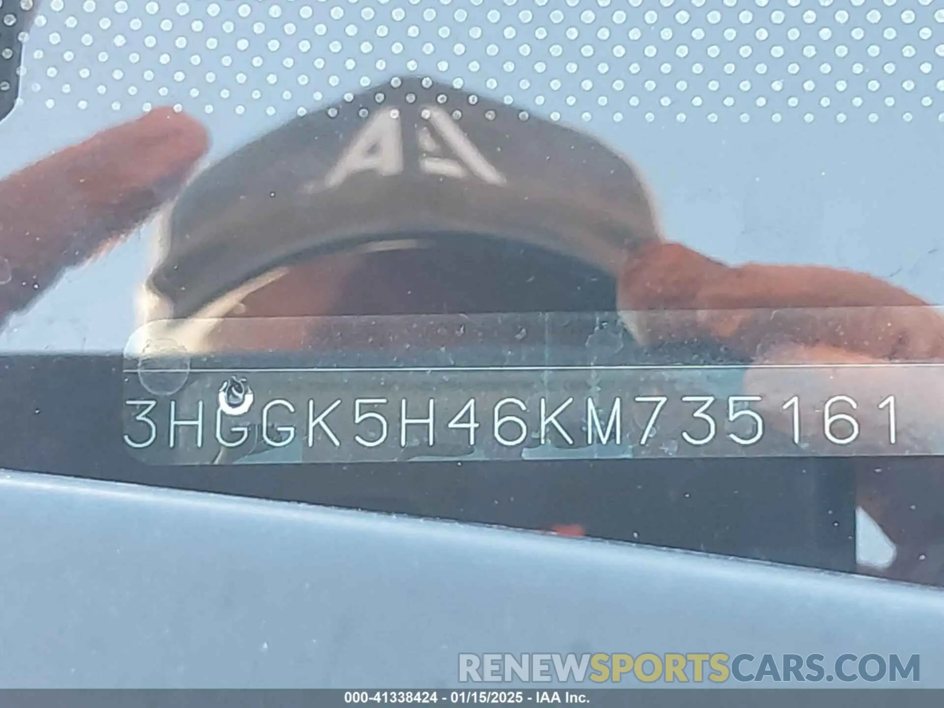 20 Photograph of a damaged car 3HGGK5H46KM735161 HONDA FIT 2019