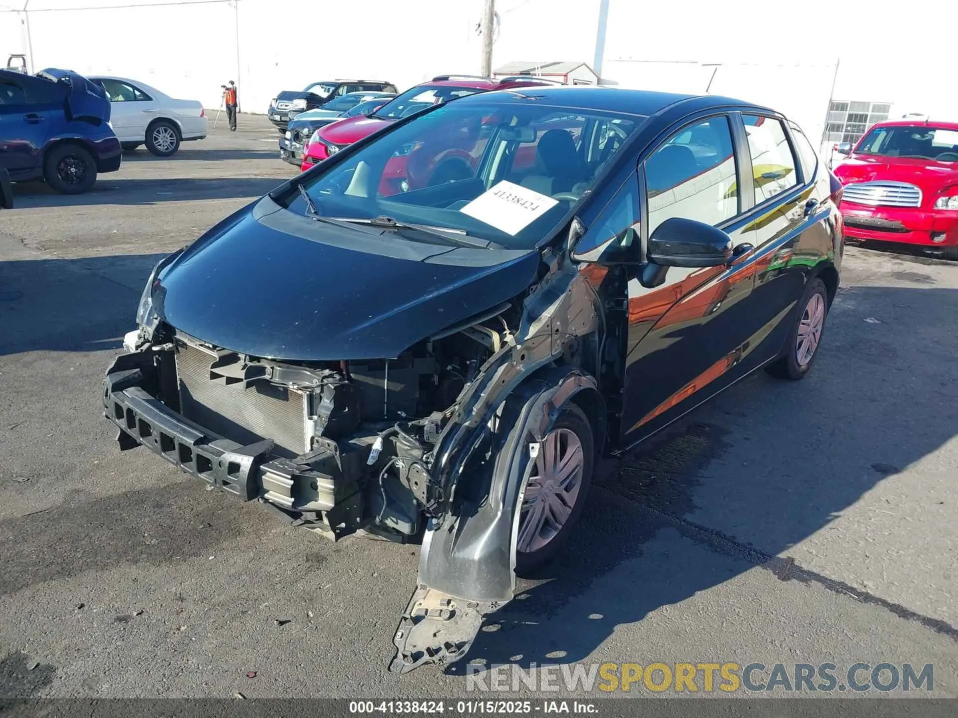 6 Photograph of a damaged car 3HGGK5H46KM735161 HONDA FIT 2019