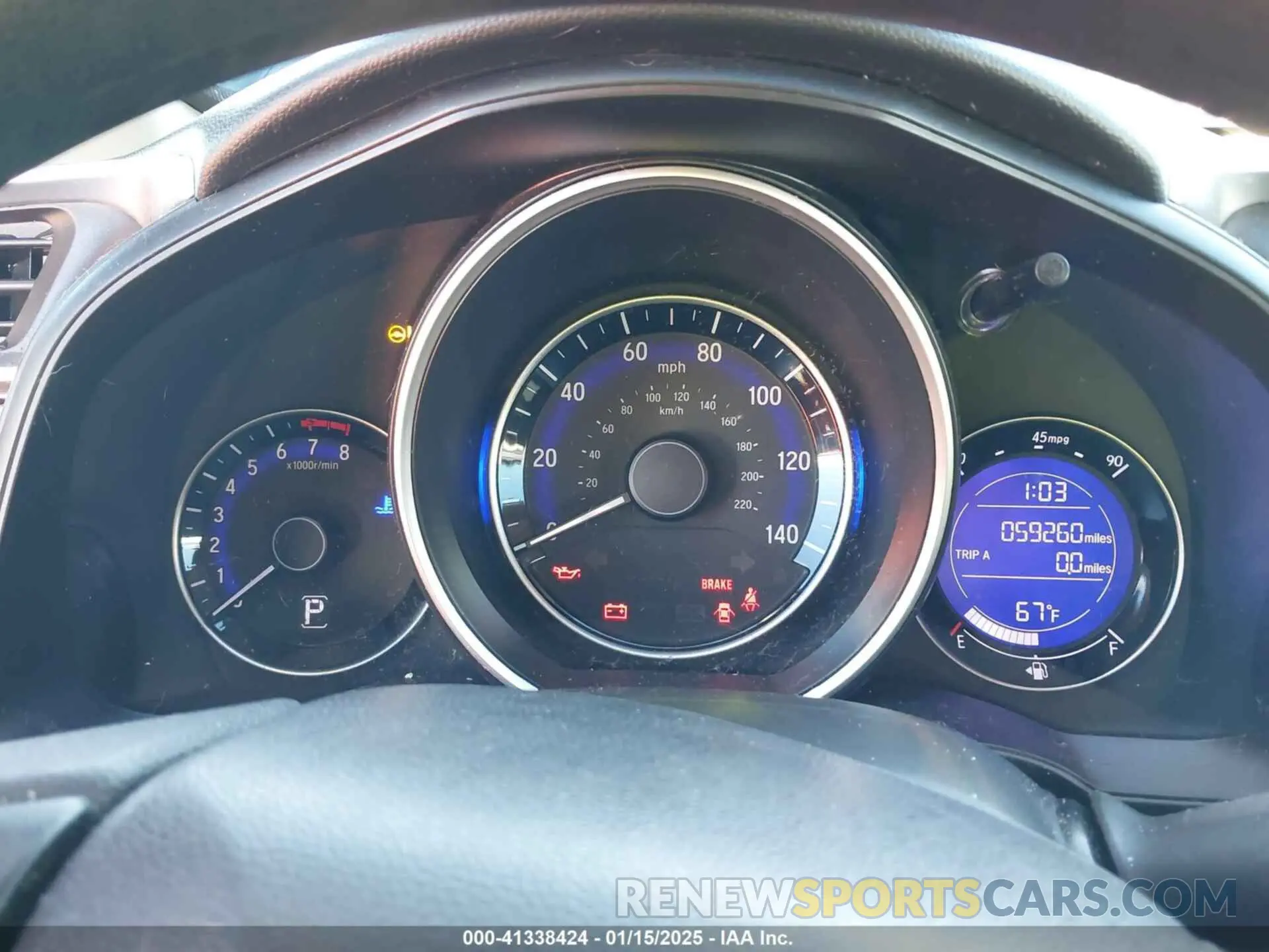 7 Photograph of a damaged car 3HGGK5H46KM735161 HONDA FIT 2019