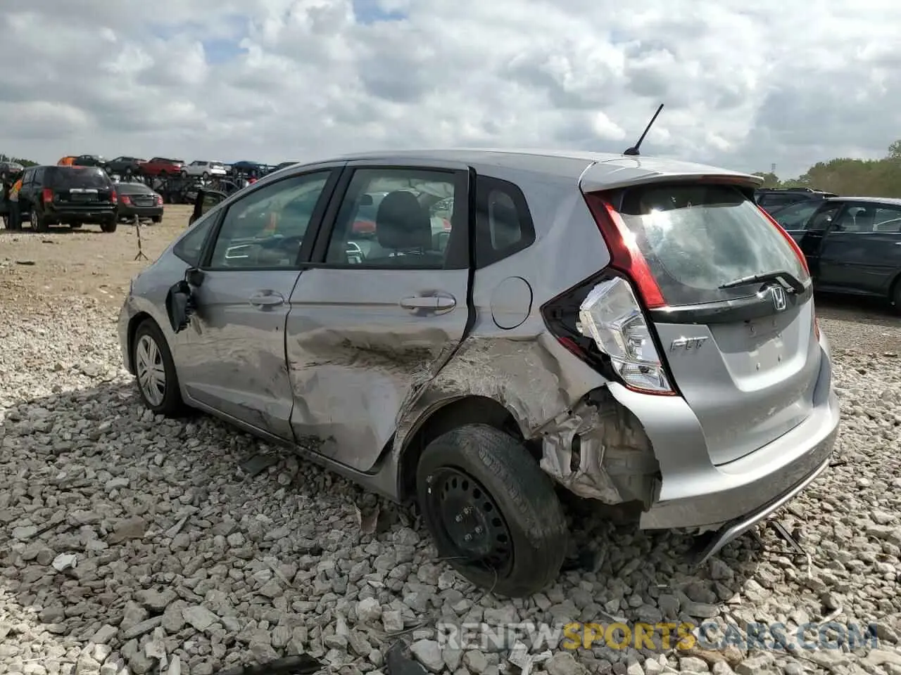 2 Photograph of a damaged car 3HGGK5H47KM722595 HONDA FIT 2019