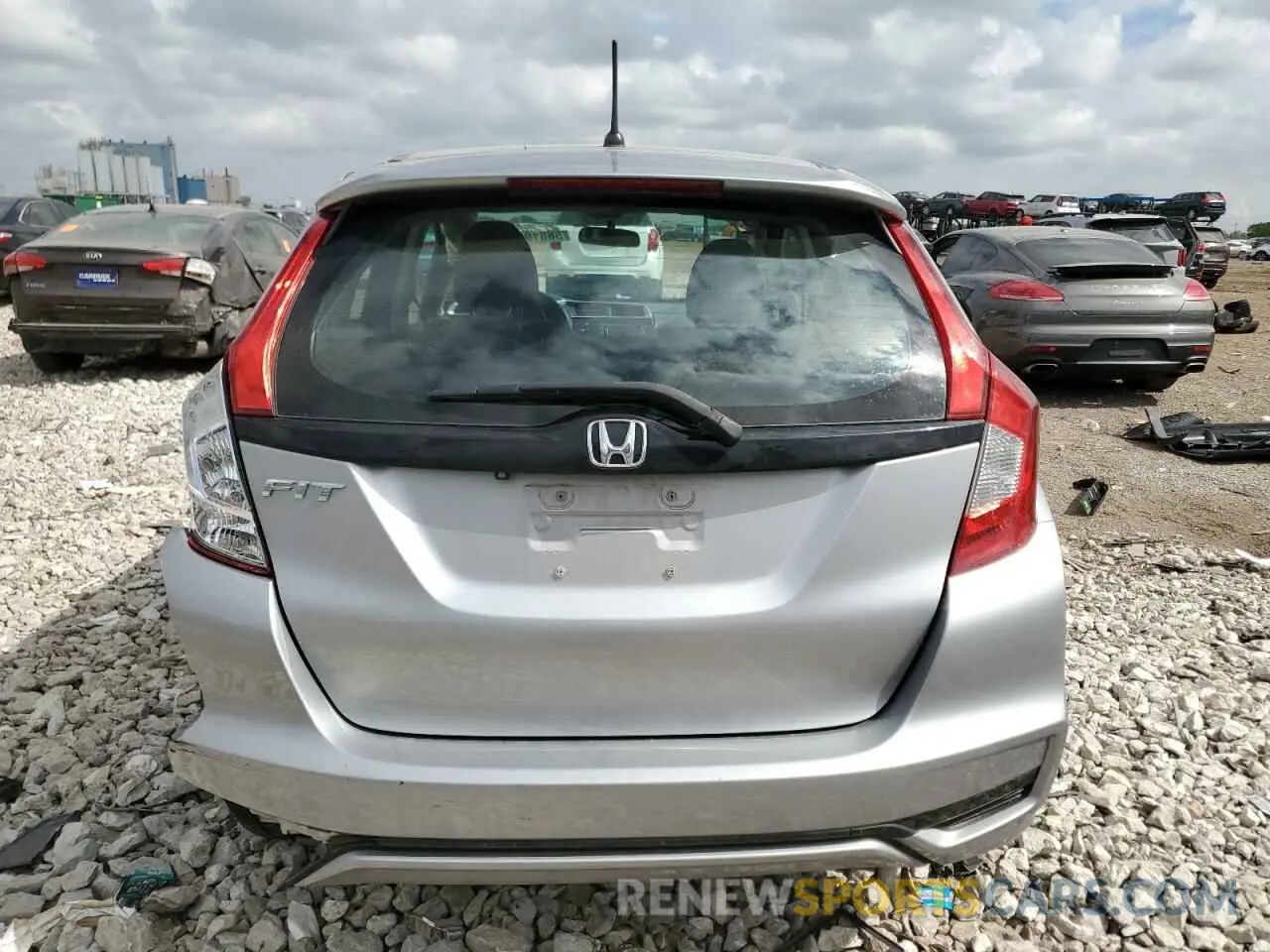 6 Photograph of a damaged car 3HGGK5H47KM722595 HONDA FIT 2019