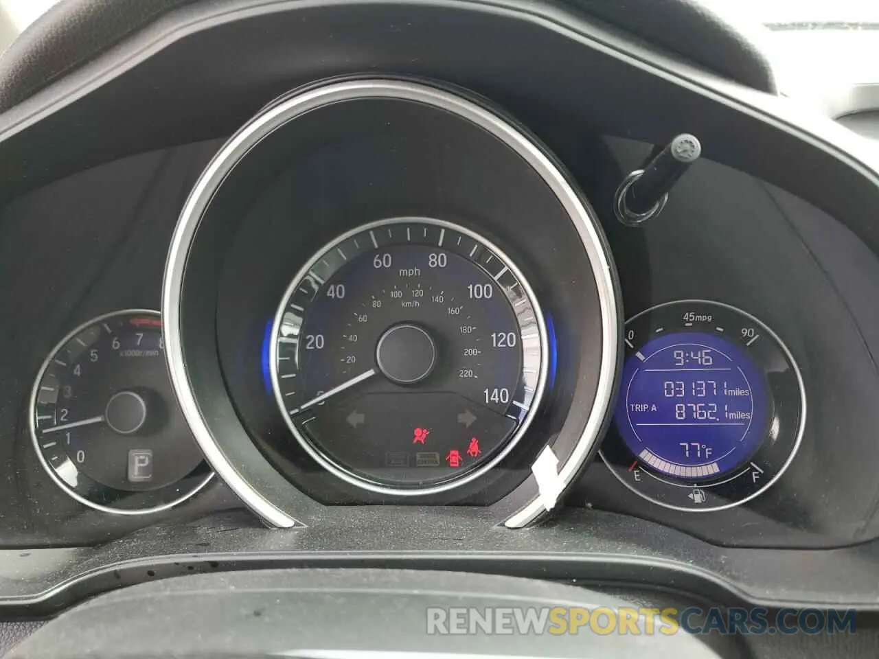 9 Photograph of a damaged car 3HGGK5H47KM722595 HONDA FIT 2019