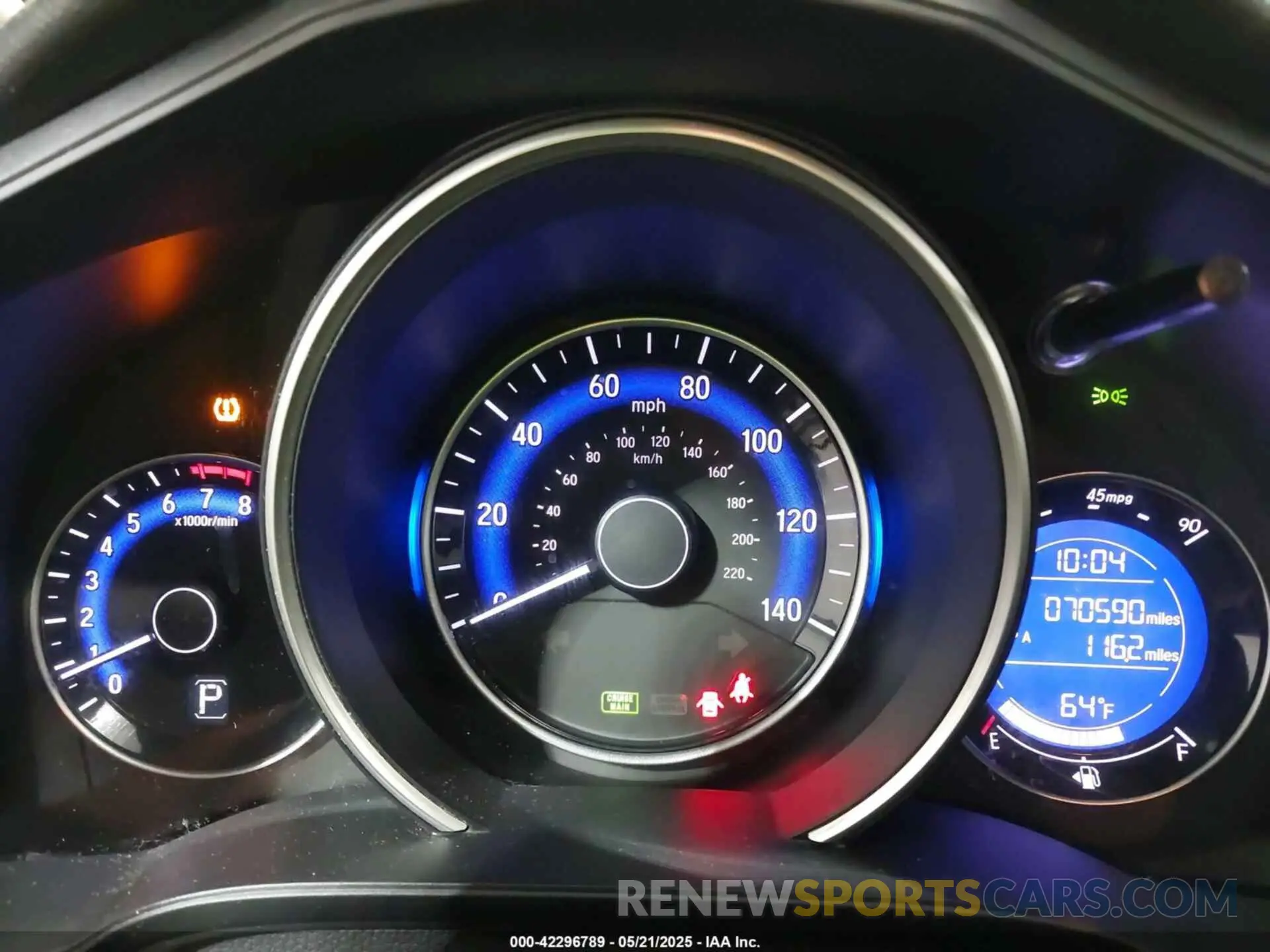 15 Photograph of a damaged car 3HGGK5H47KM736786 HONDA FIT 2019