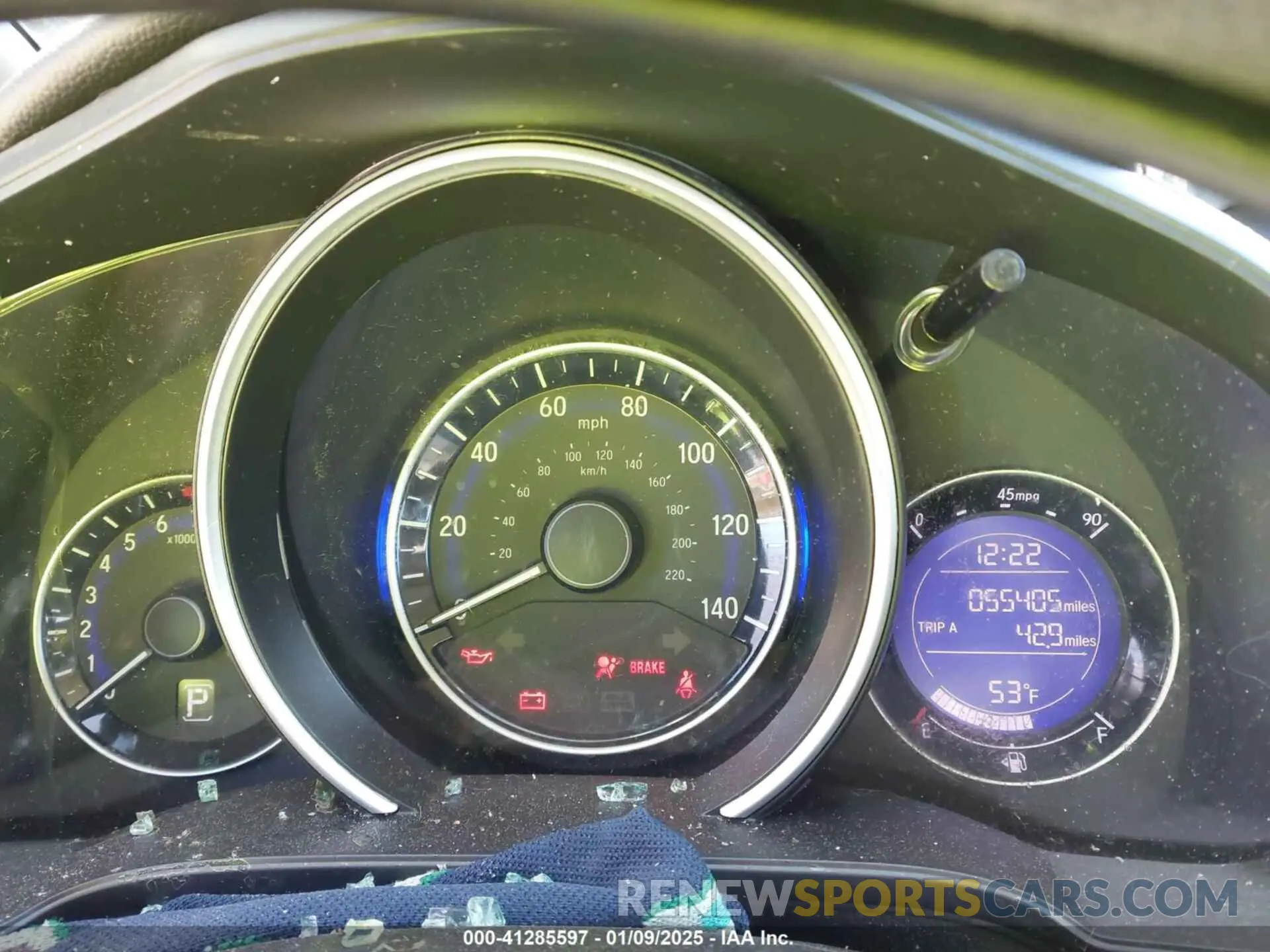7 Photograph of a damaged car 3HGGK5H48KM717292 HONDA FIT 2019