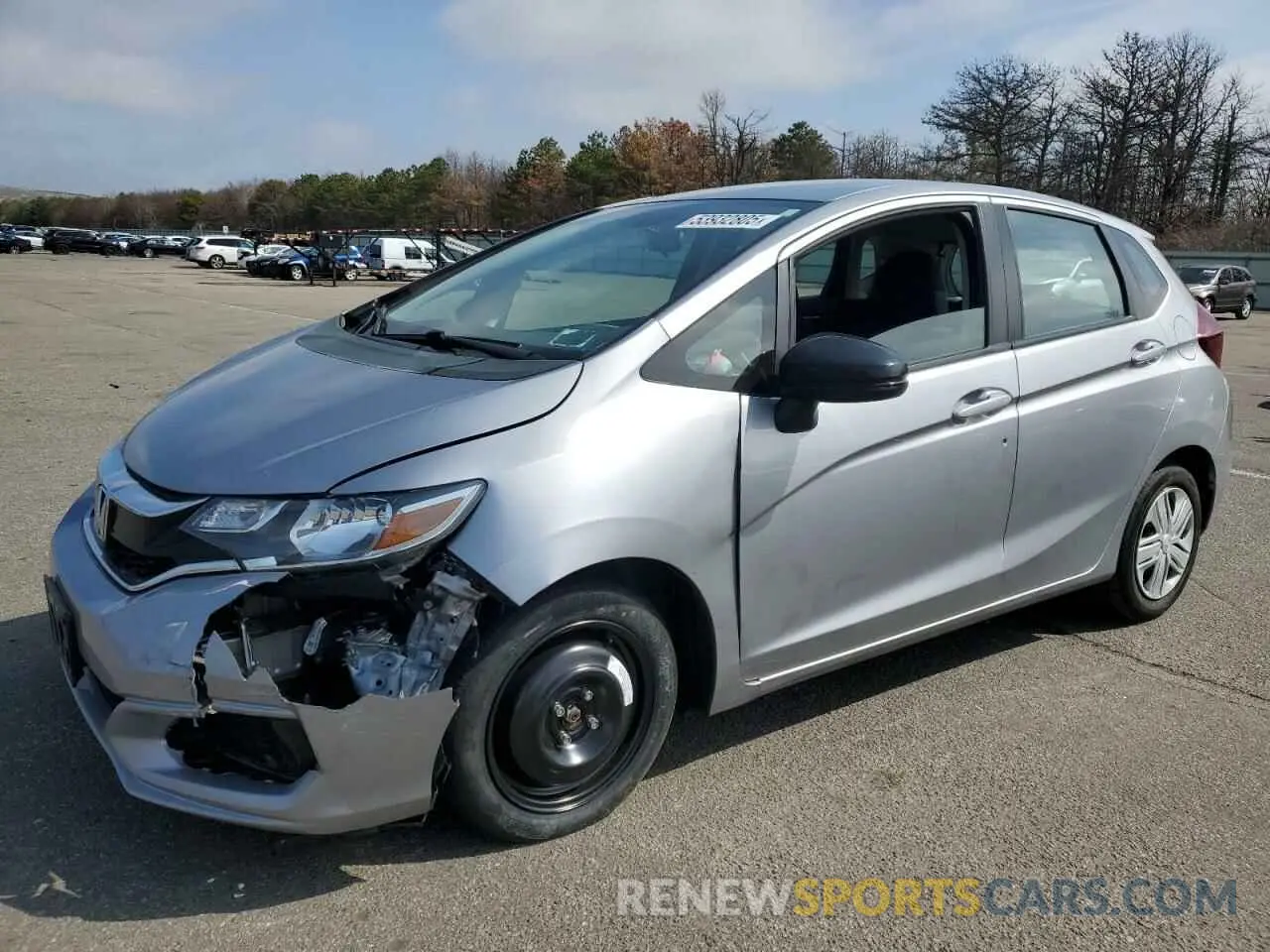 1 Photograph of a damaged car 3HGGK5H49KM726714 HONDA FIT 2019