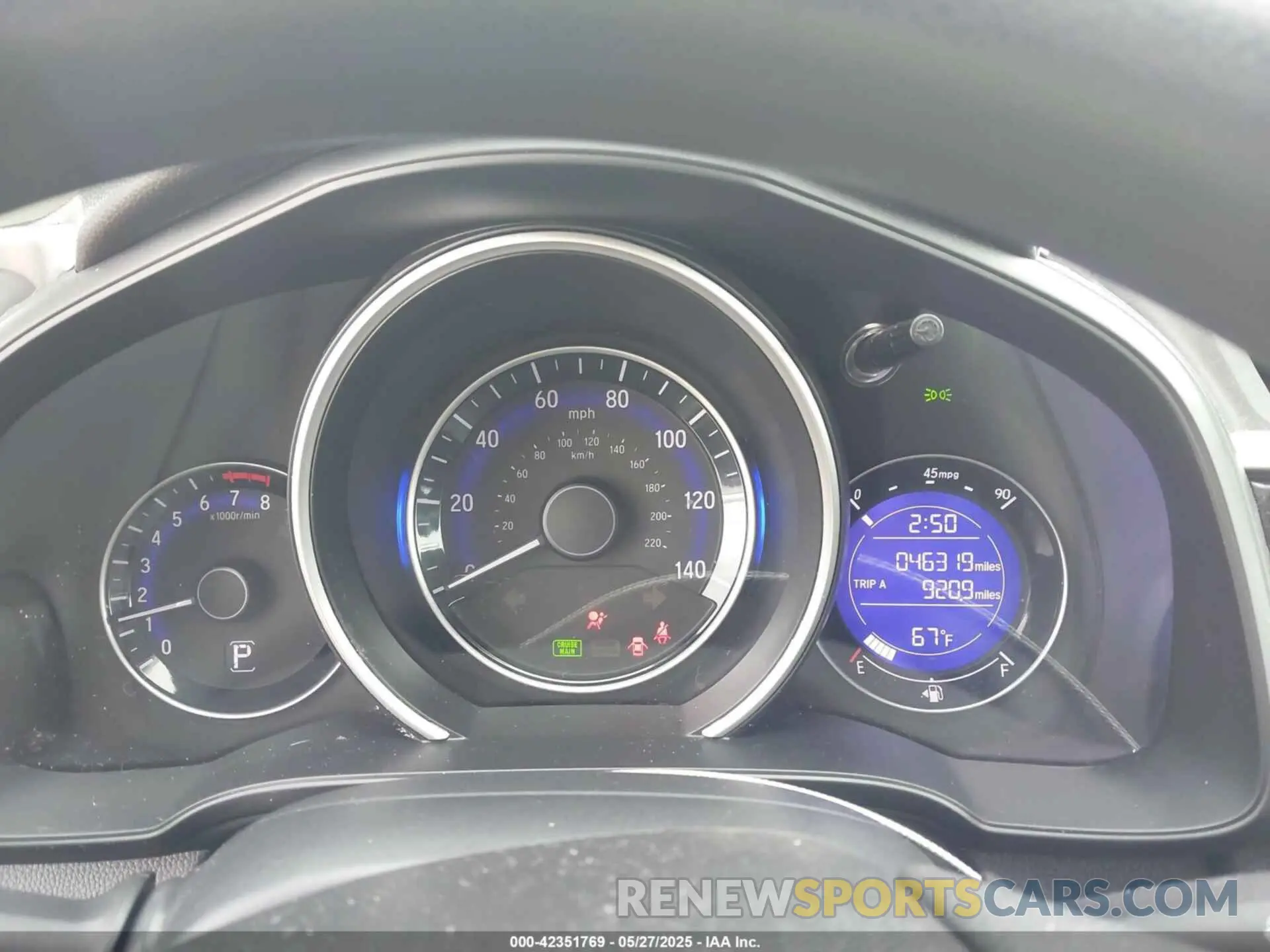 7 Photograph of a damaged car 3HGGK5H49KM736014 HONDA FIT 2019