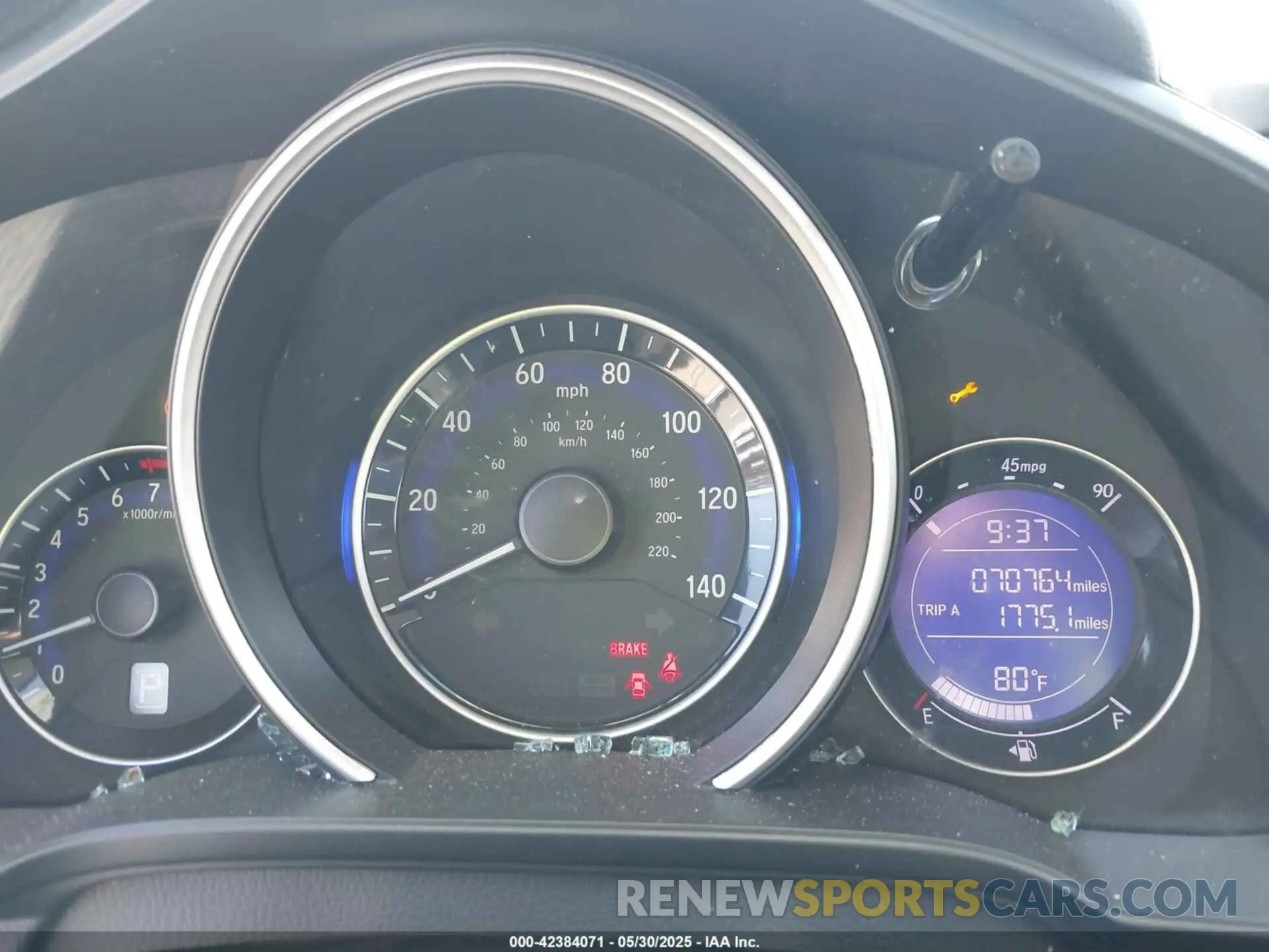7 Photograph of a damaged car 3HGGK5H4XKM703328 HONDA FIT 2019