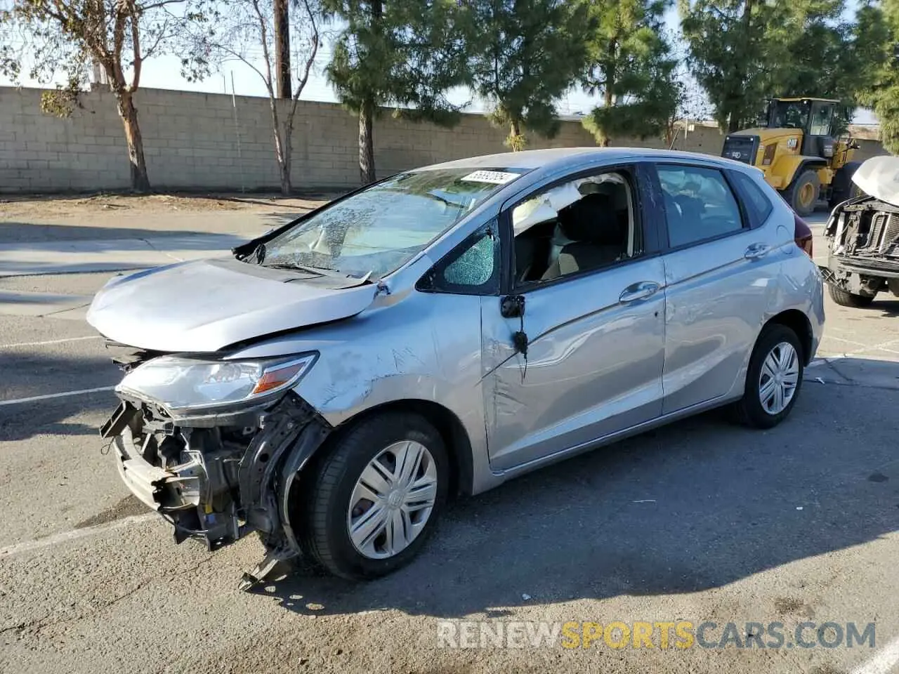 1 Photograph of a damaged car 3HGGK5H4XKM735633 HONDA FIT 2019