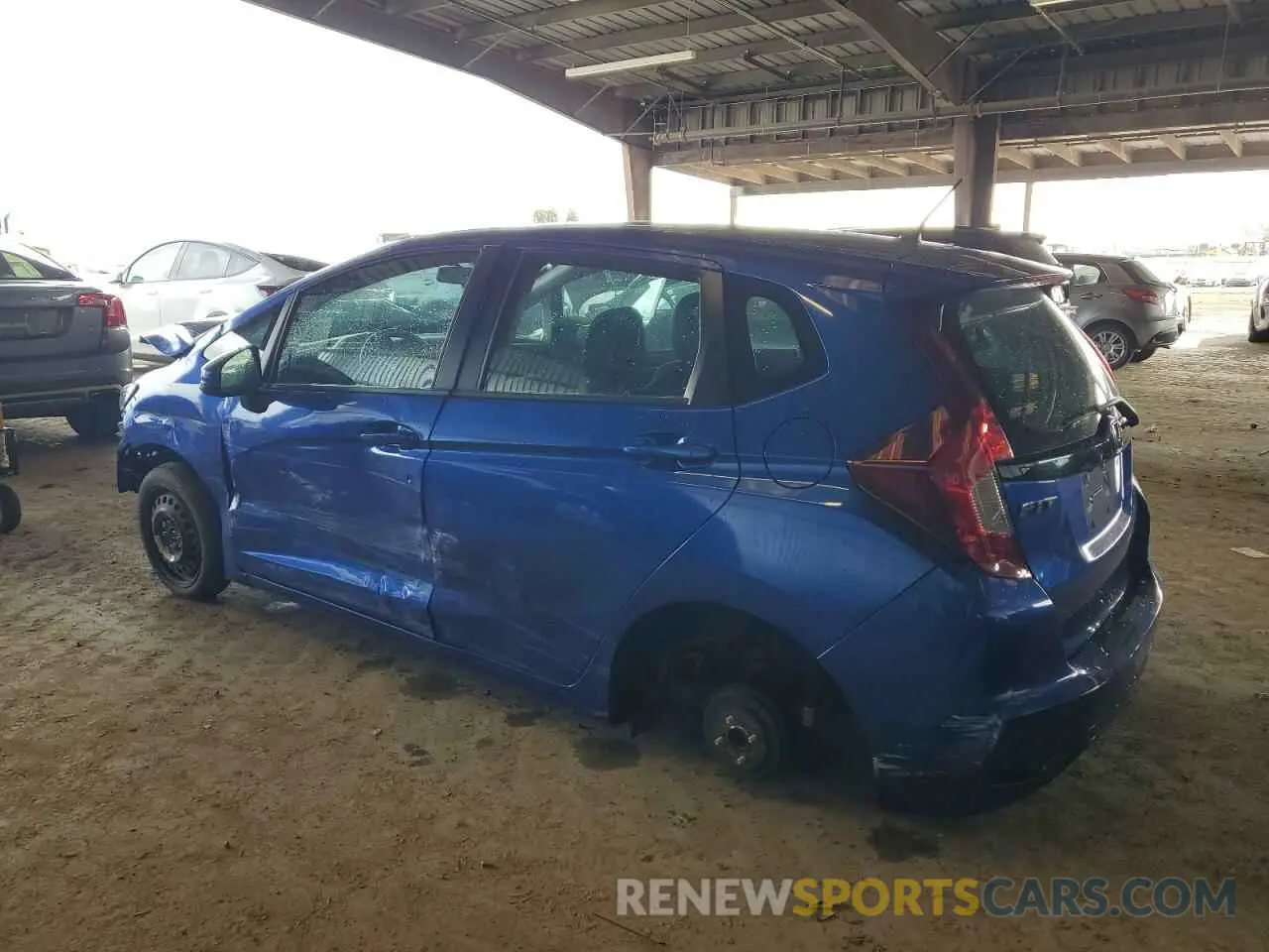 2 Photograph of a damaged car 3HGGK5H4XKM736538 HONDA FIT 2019