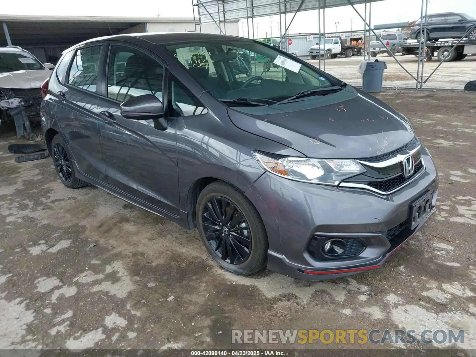 1 Photograph of a damaged car 3HGGK5H60KM721807 HONDA FIT 2019