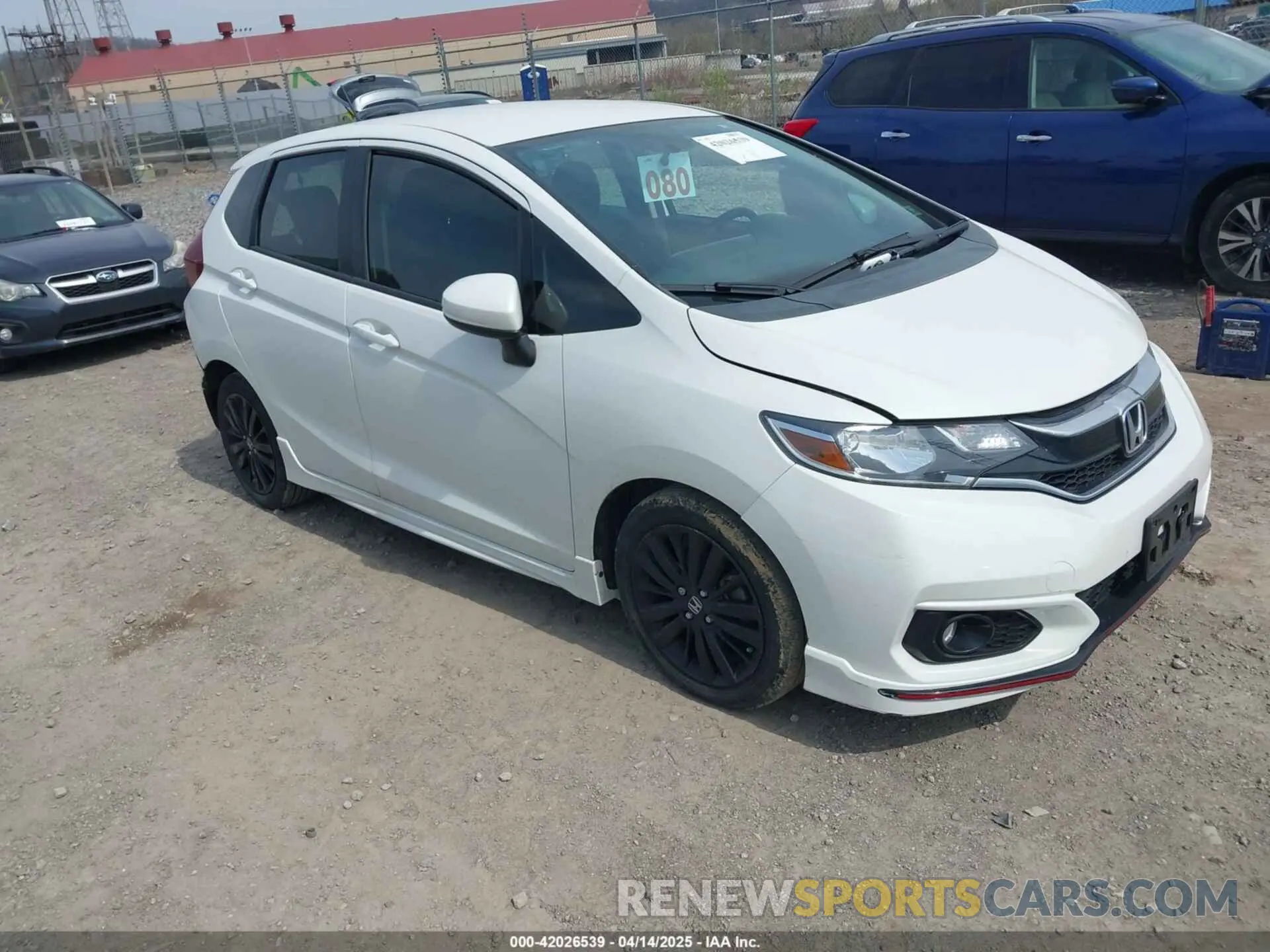 1 Photograph of a damaged car 3HGGK5H63KM722420 HONDA FIT 2019