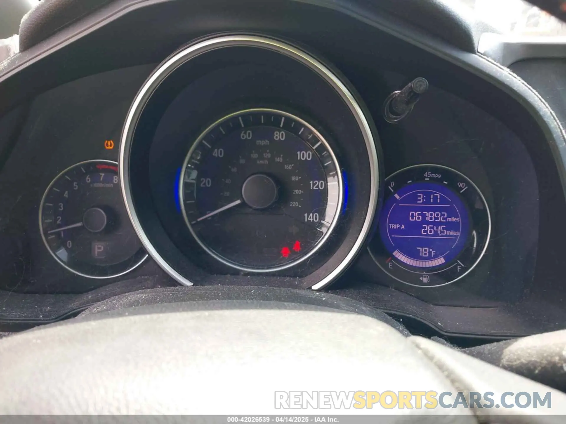 7 Photograph of a damaged car 3HGGK5H63KM722420 HONDA FIT 2019