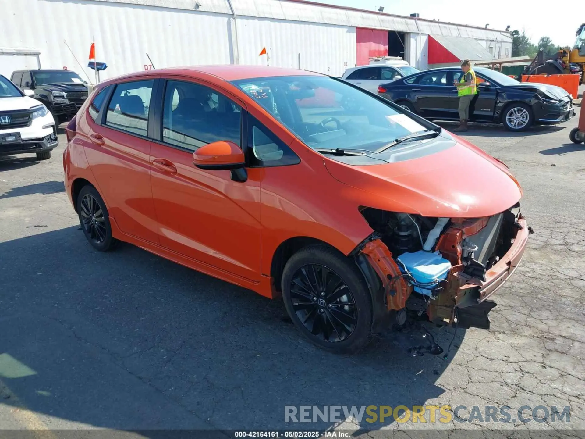 1 Photograph of a damaged car 3HGGK5H64KM717632 HONDA FIT 2019