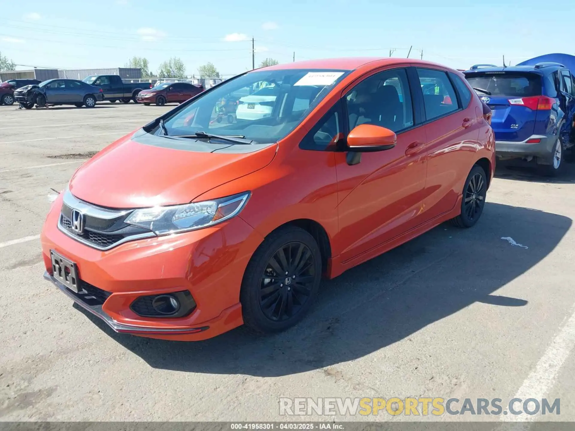 2 Photograph of a damaged car 3HGGK5H64KM725228 HONDA FIT 2019