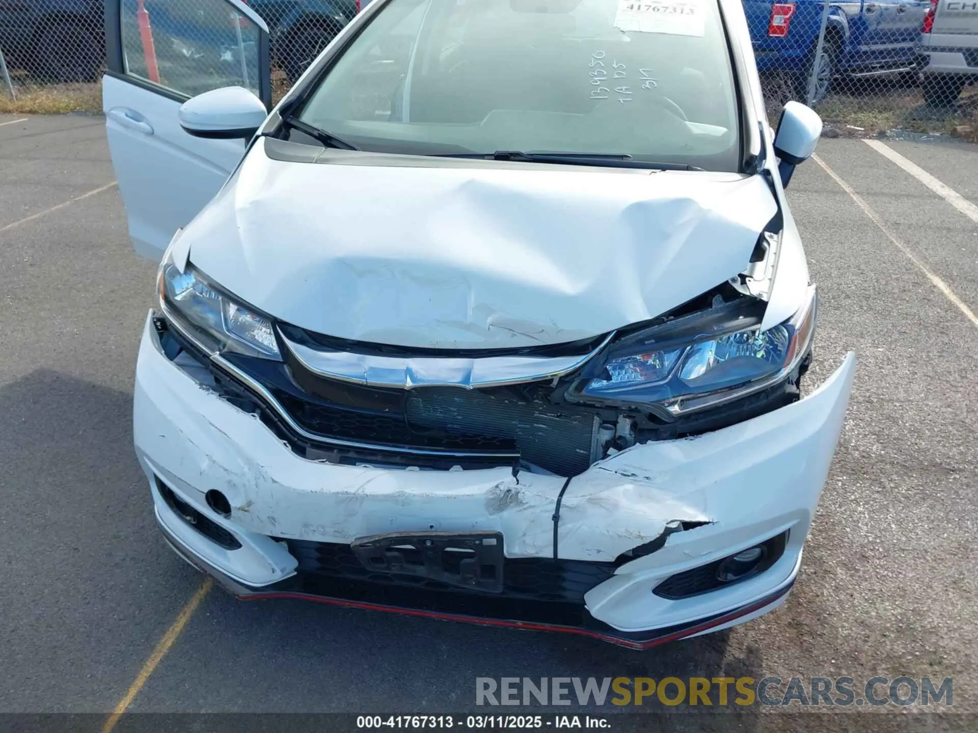 6 Photograph of a damaged car 3HGGK5H67KM723165 HONDA FIT 2019