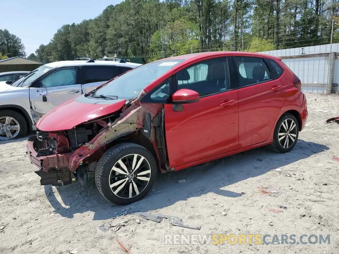 1 Photograph of a damaged car 3HGGK5H80KM705060 HONDA FIT 2019