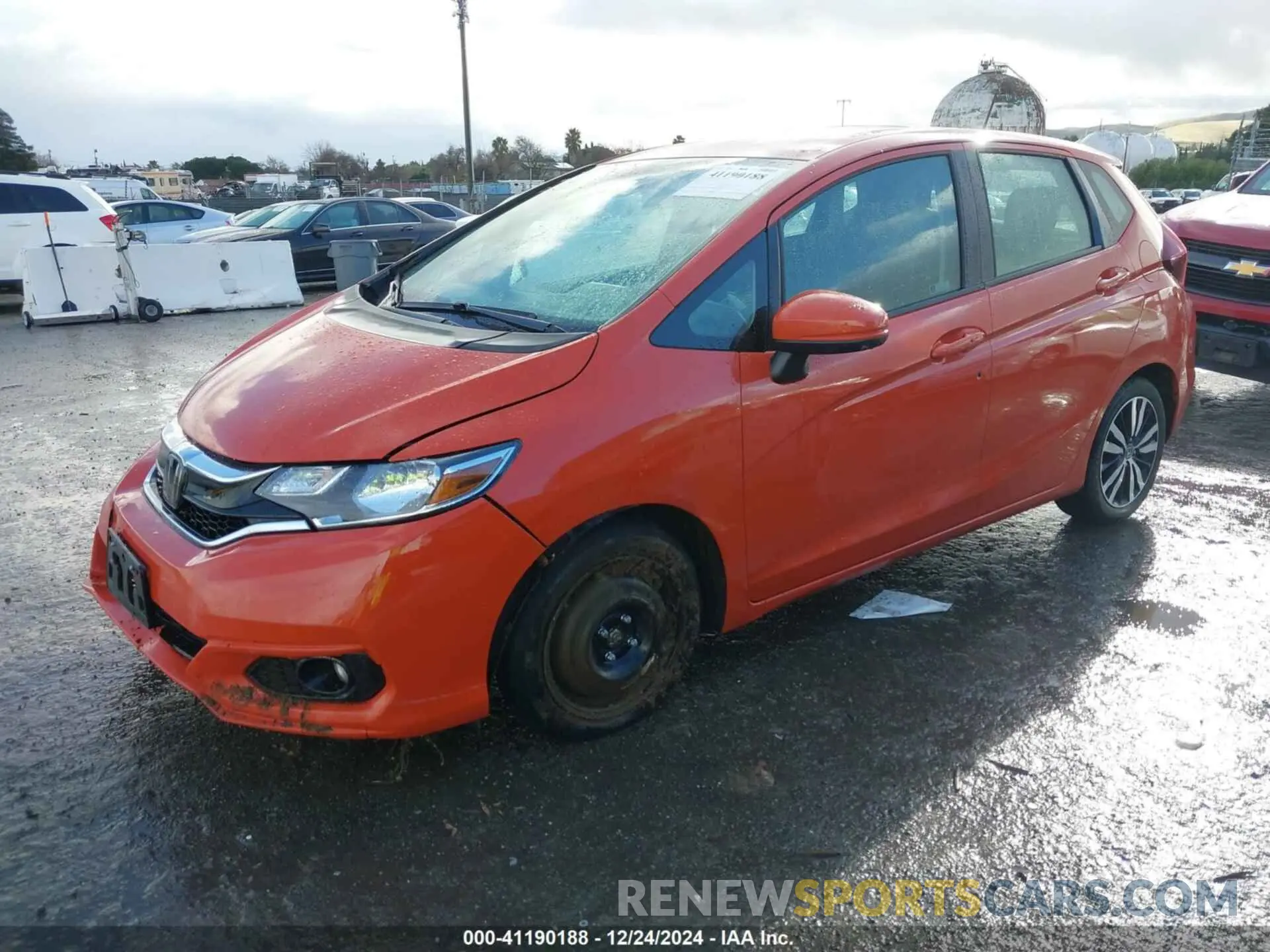 2 Photograph of a damaged car 3HGGK5H81KM711790 HONDA FIT 2019