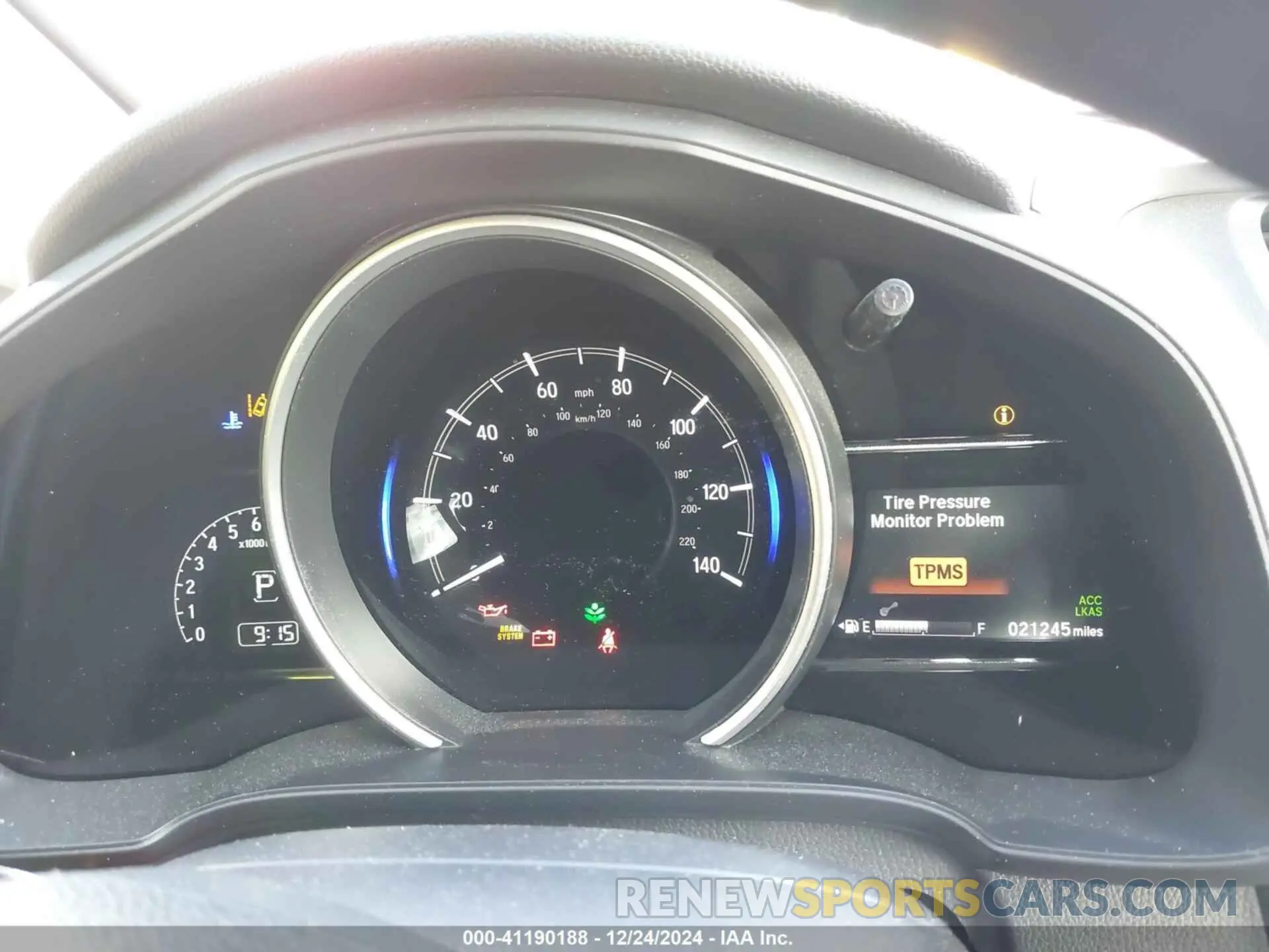 7 Photograph of a damaged car 3HGGK5H81KM711790 HONDA FIT 2019