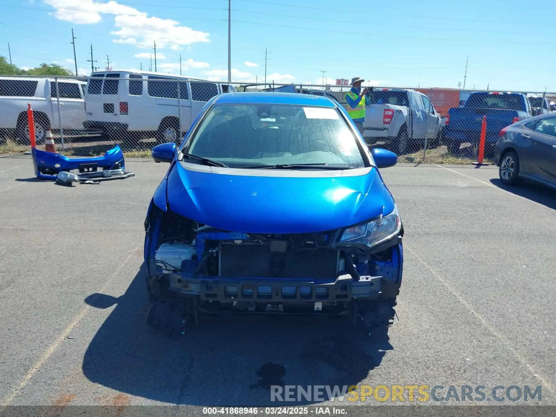 13 Photograph of a damaged car 3HGGK5H81KM743669 HONDA FIT 2019