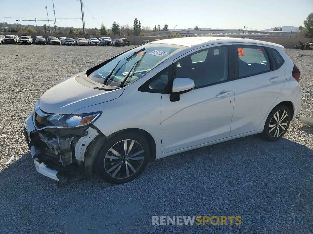 1 Photograph of a damaged car 3HGGK5H81KM746703 HONDA FIT 2019