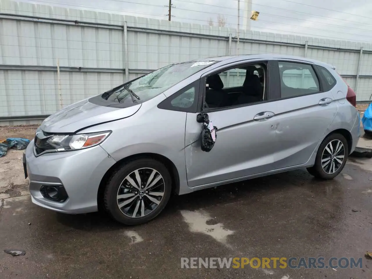 1 Photograph of a damaged car 3HGGK5H82KM723723 HONDA FIT 2019