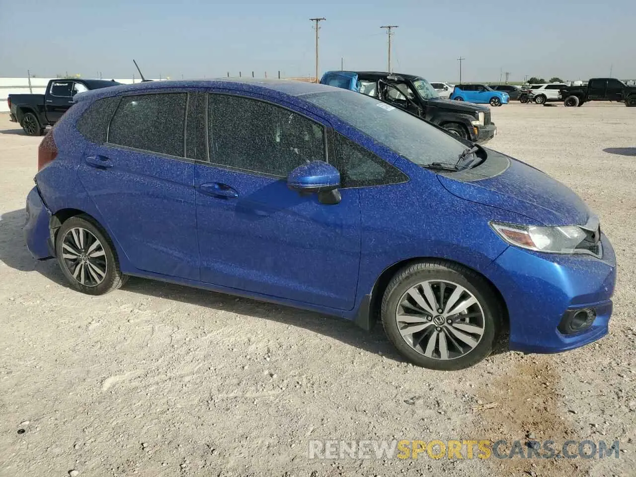 4 Photograph of a damaged car 3HGGK5H82KM739808 HONDA FIT 2019