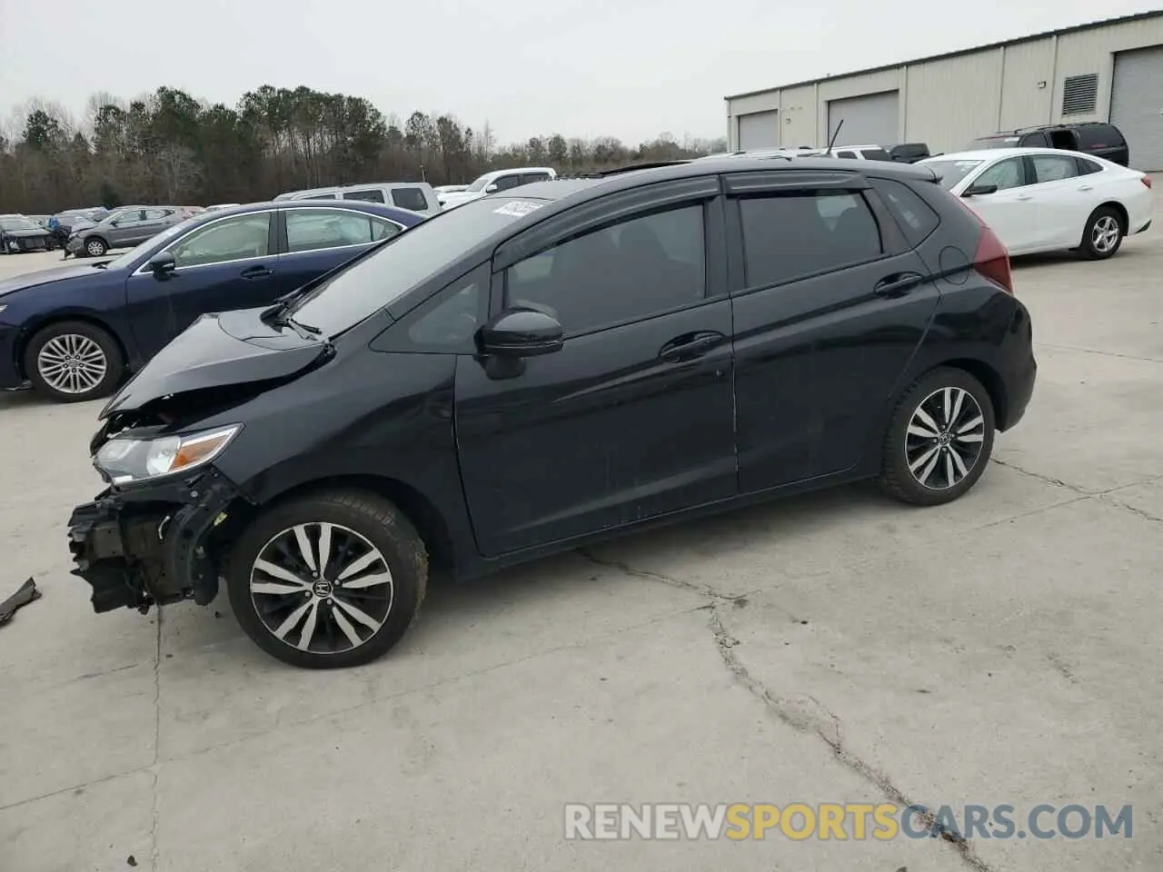1 Photograph of a damaged car 3HGGK5H83KM711063 HONDA FIT 2019