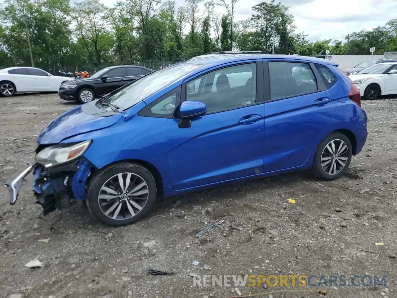 1 Photograph of a damaged car 3HGGK5H83KM718840 HONDA FIT 2019