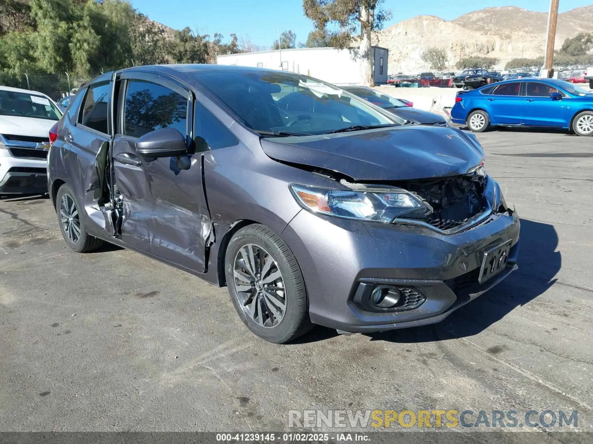 1 Photograph of a damaged car 3HGGK5H84KM719222 HONDA FIT 2019