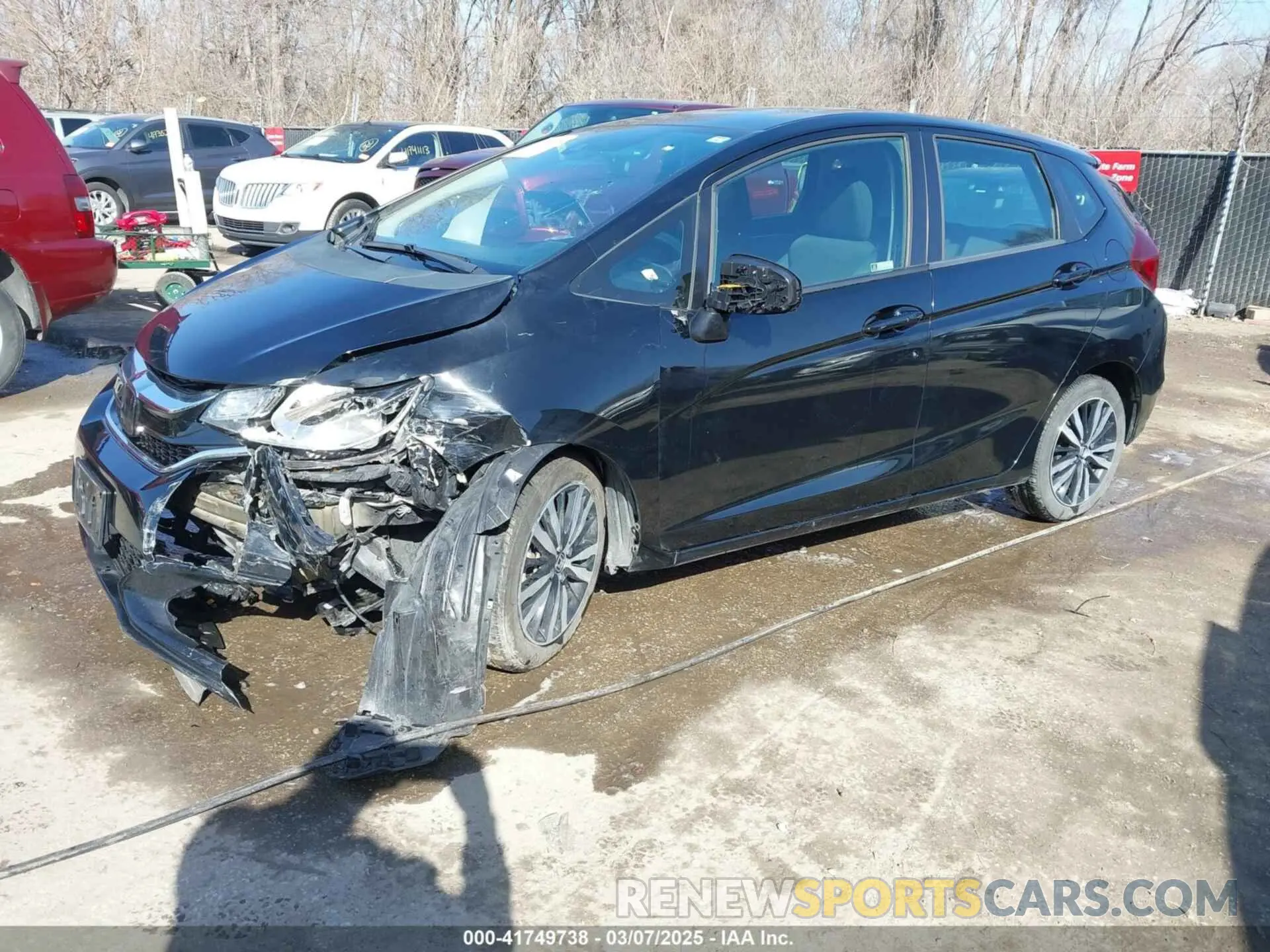 2 Photograph of a damaged car 3HGGK5H86KM716757 HONDA FIT 2019
