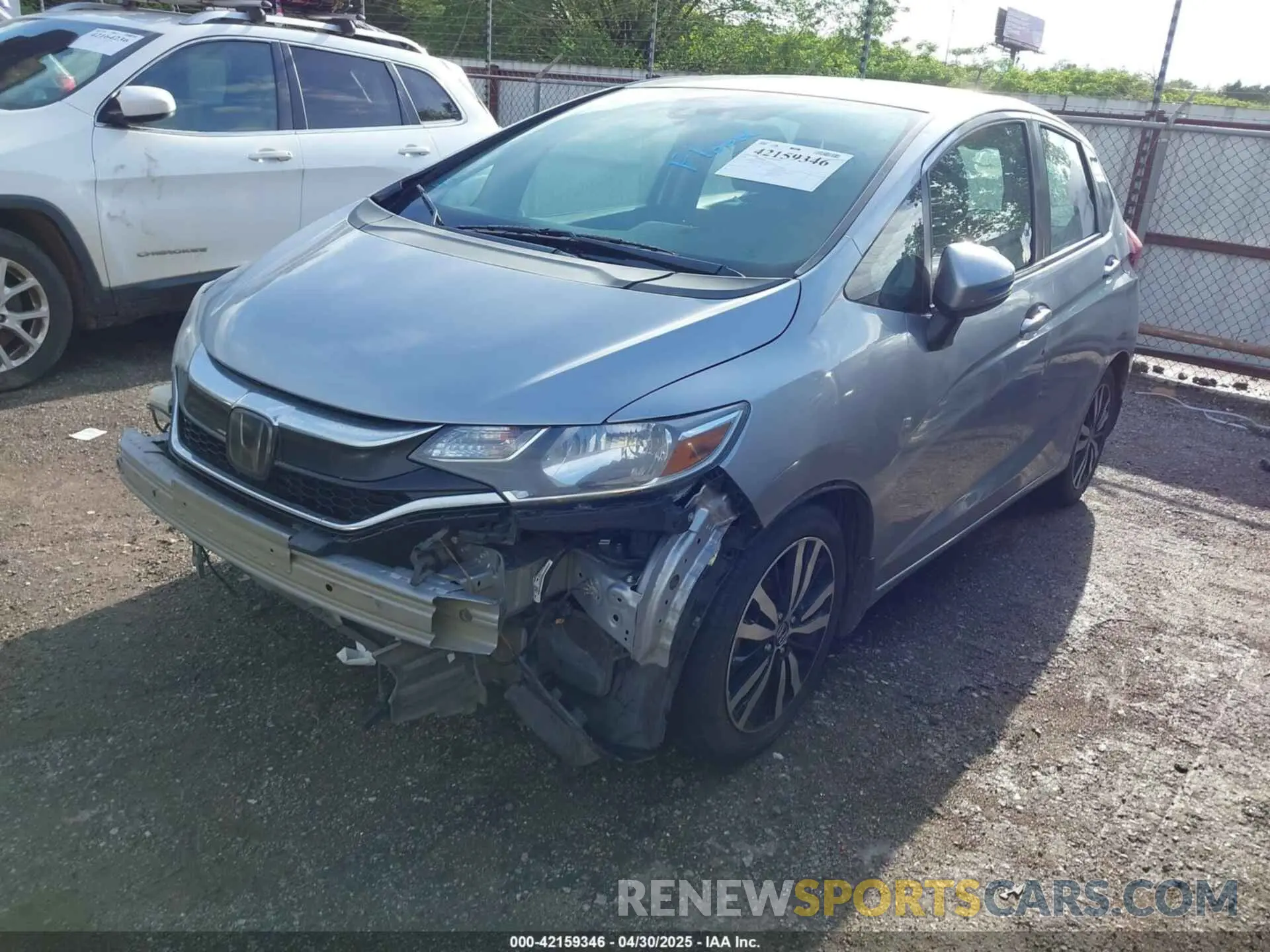 2 Photograph of a damaged car 3HGGK5H86KM717617 HONDA FIT 2019