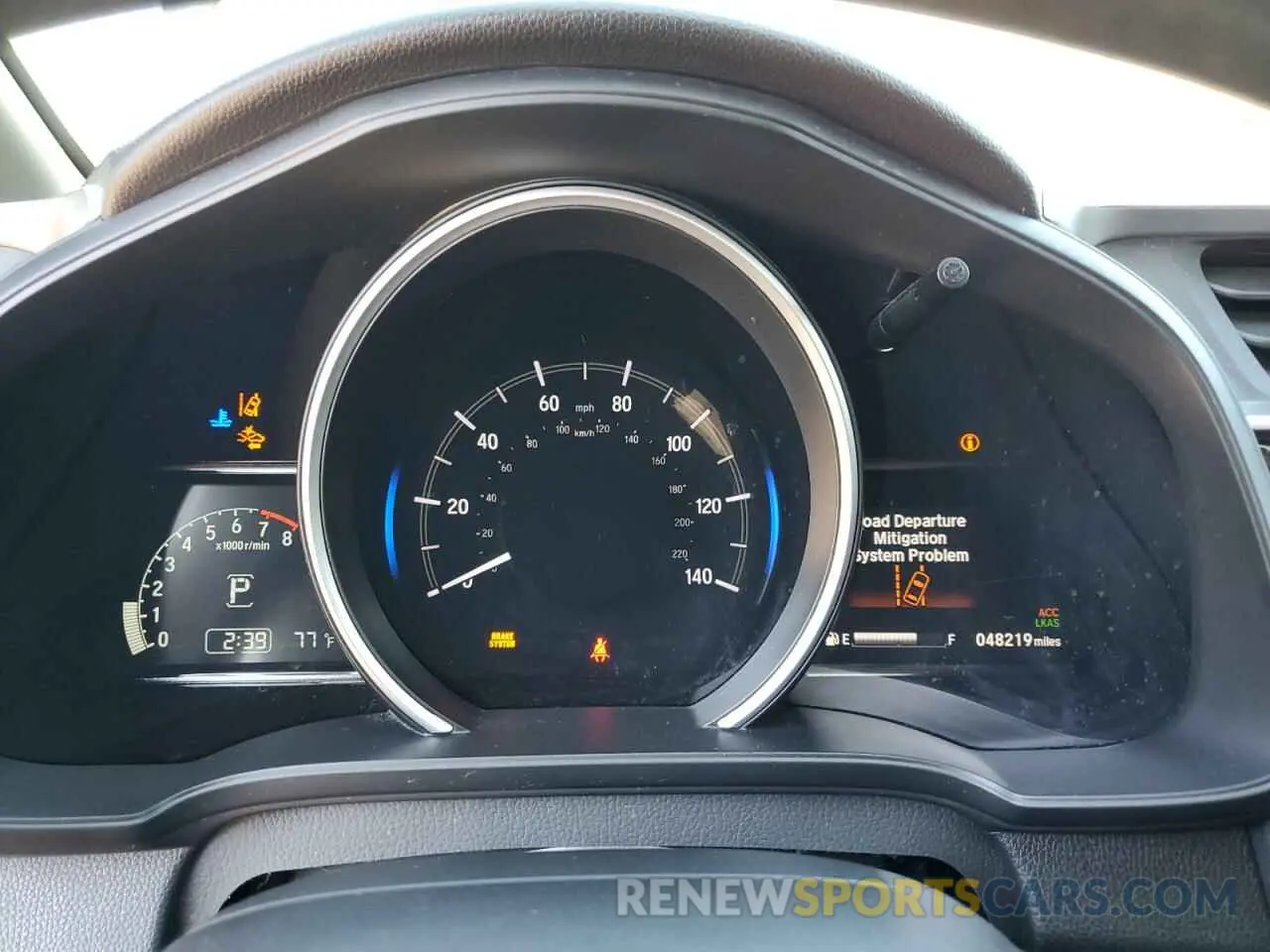 9 Photograph of a damaged car 3HGGK5H86KM721621 HONDA FIT 2019
